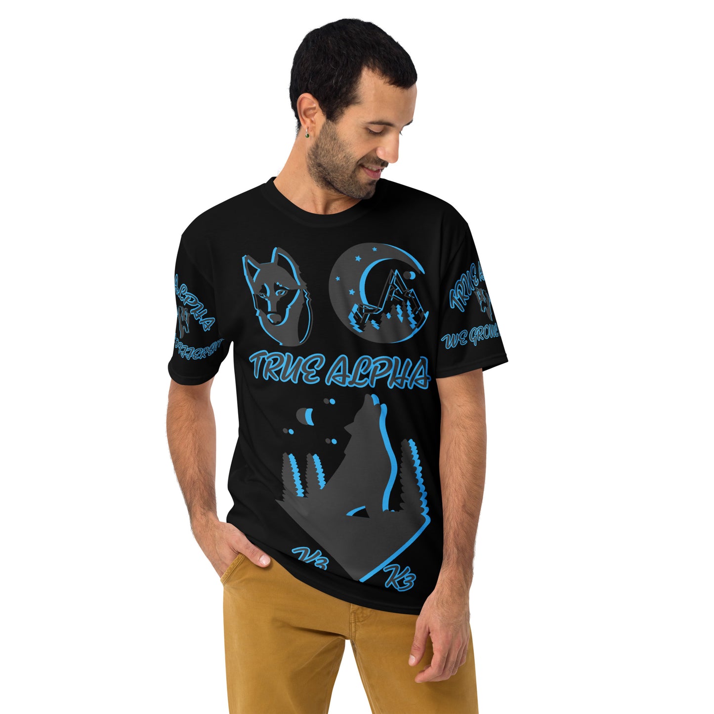 3TG True Alpha (Shadow Wolf Print Edition) T-Shirt