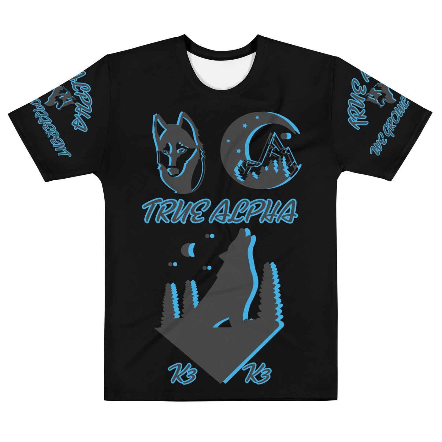 3TG True Alpha (Shadow Wolf Print Edition) T-Shirt