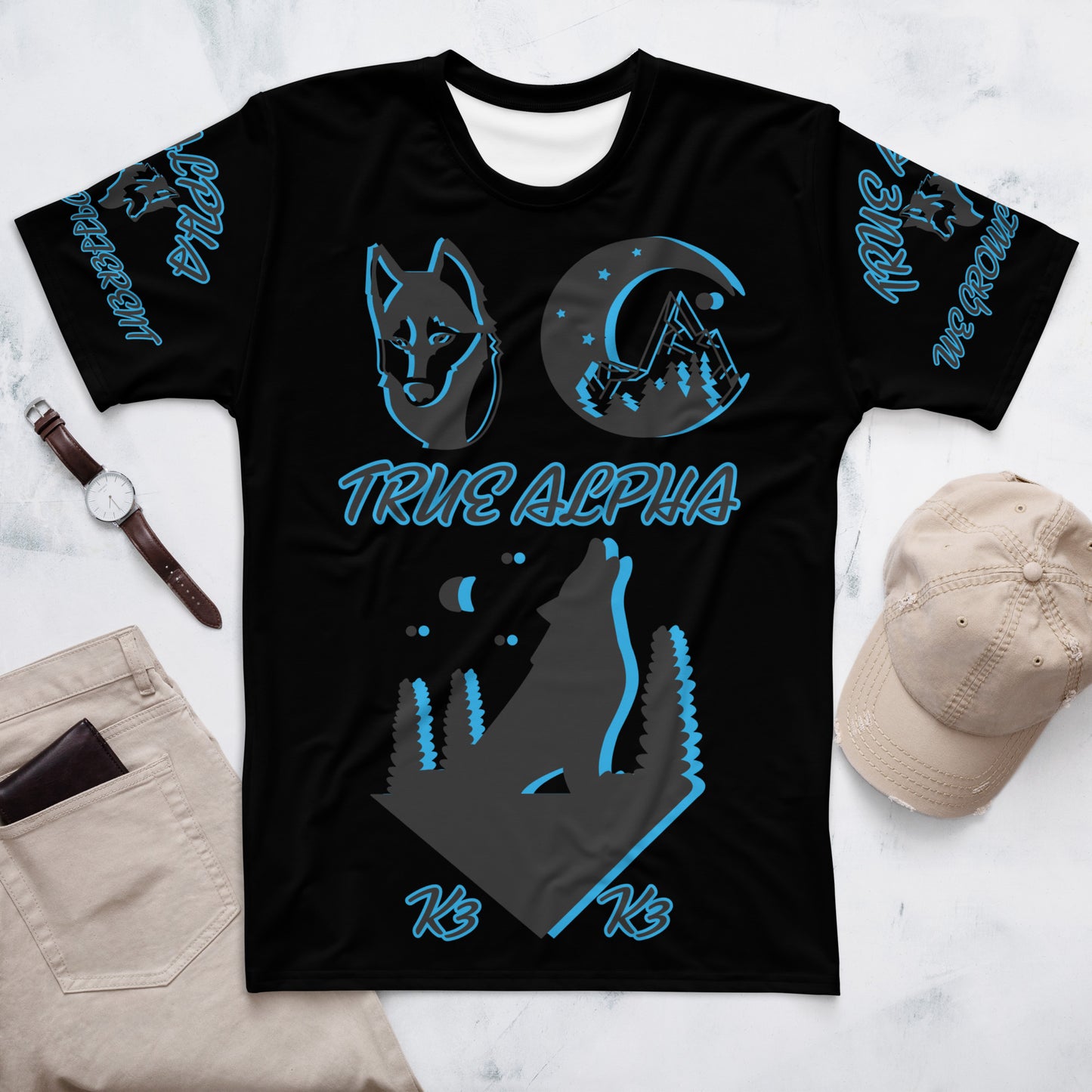 3TG True Alpha (Shadow Wolf Print Edition) T-Shirt