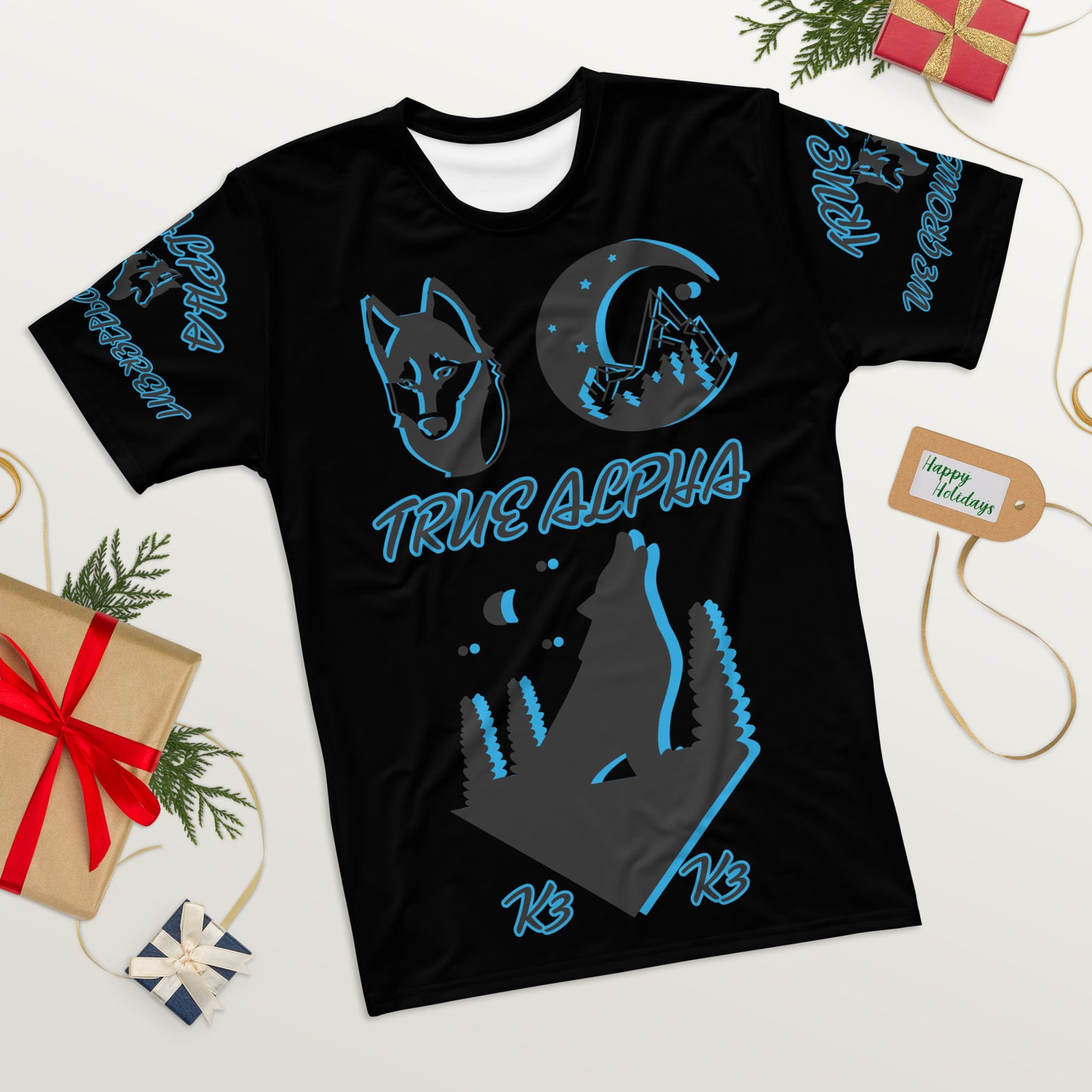 3TG True Alpha (Shadow Wolf Print Edition) T-Shirt