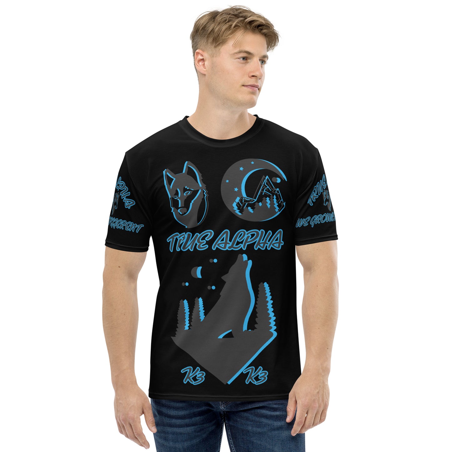 3TG True Alpha (Shadow Wolf Print Edition) T-Shirt