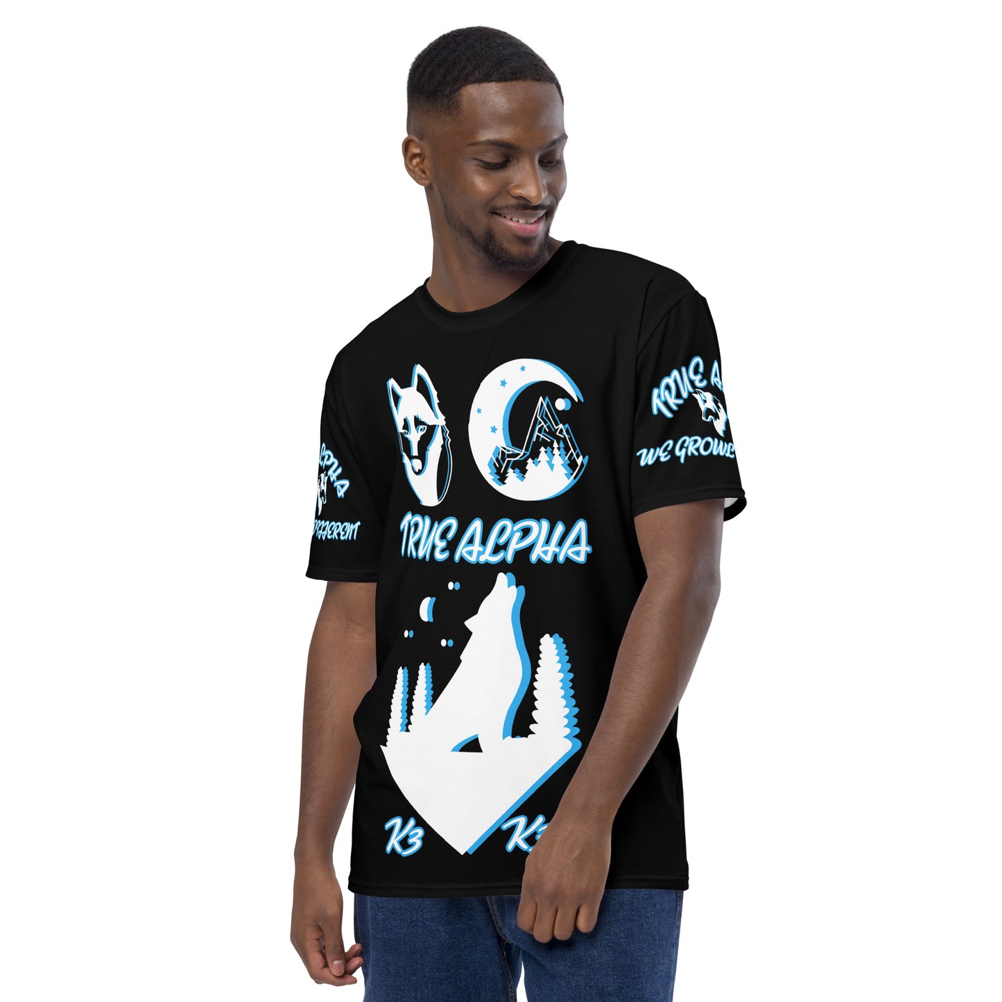 3TG True Alpha (Night Wolf Print Edition) T-Shirt