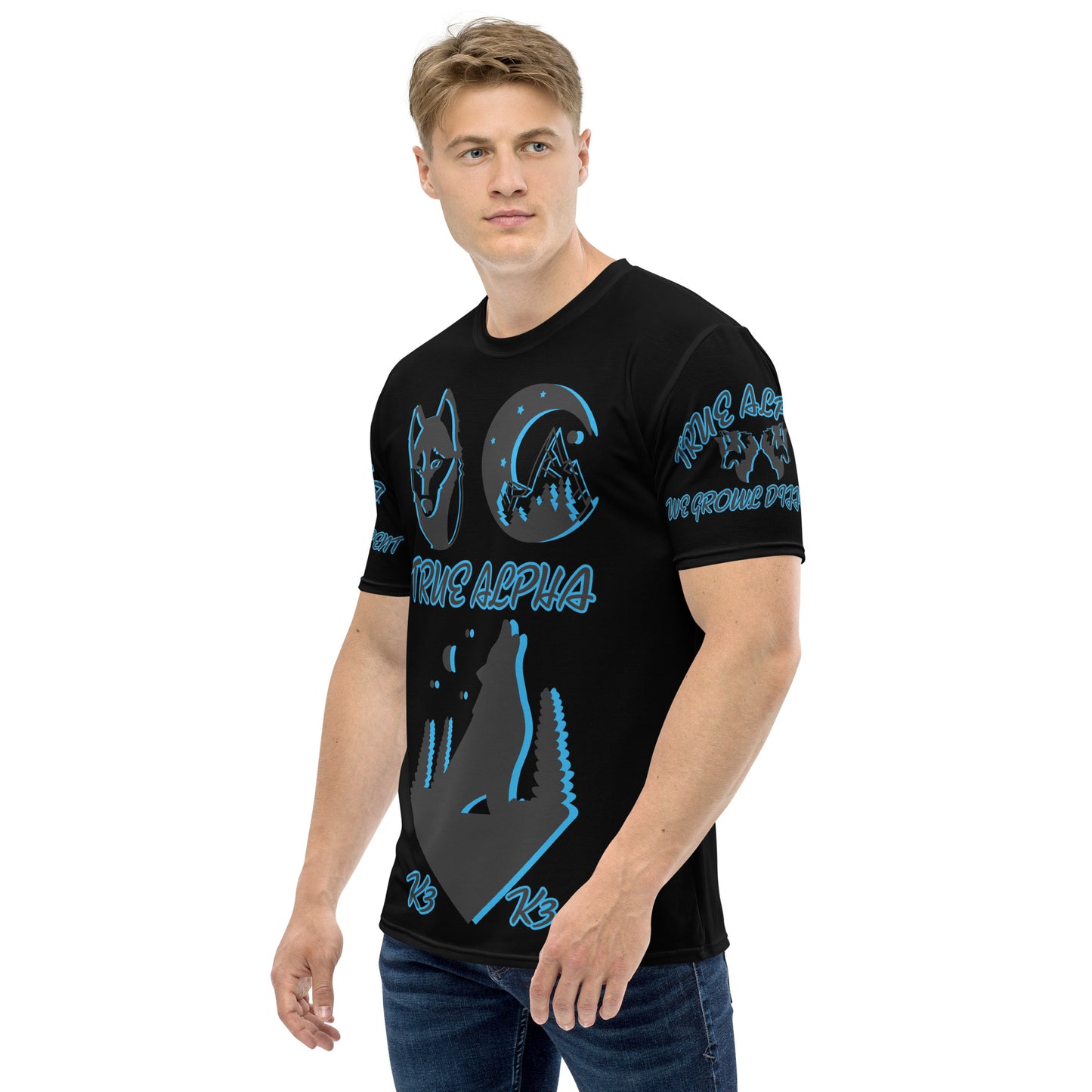 3TG True Alpha (Shadow Wolf Print Edition) T-Shirt