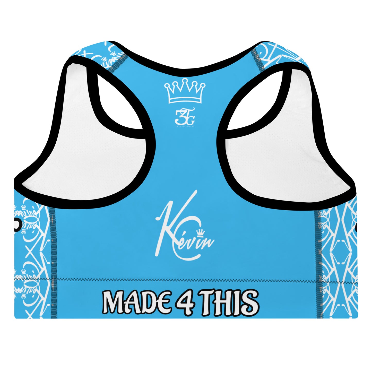 3TG True Lady (Baby Blue Beauty Edition) Padded Sports Bra