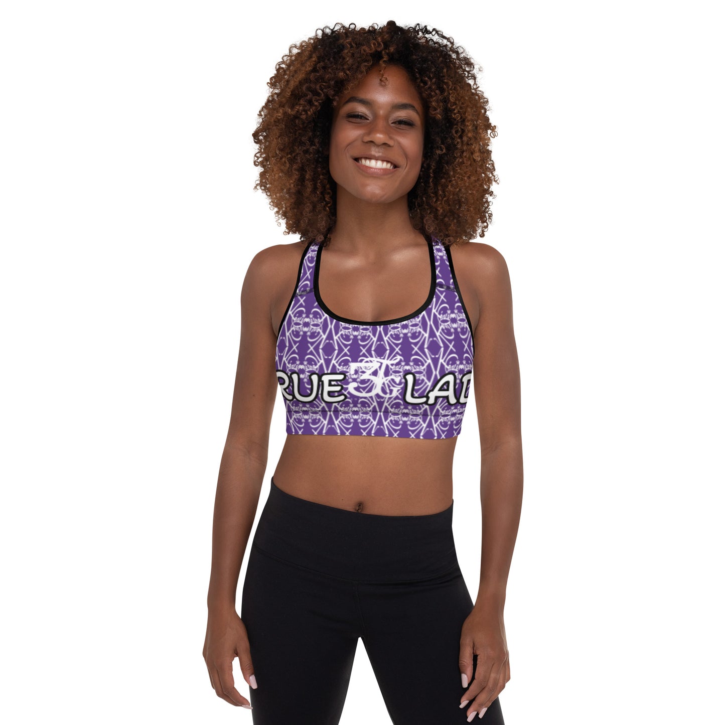 3TG True Lady (Purple Passion Power Edition) Padded Sports Bra