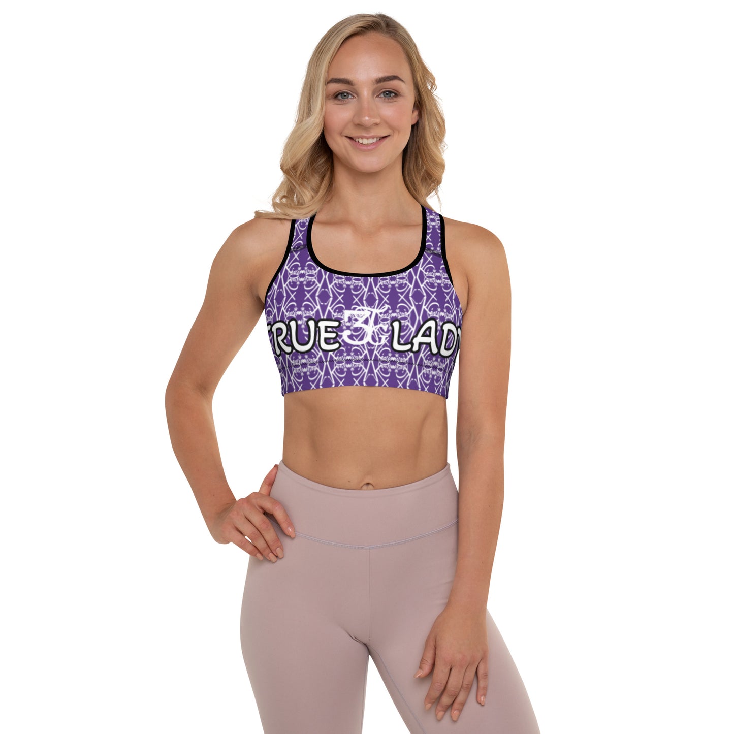 3TG True Lady (Purple Passion Power Edition) Padded Sports Bra