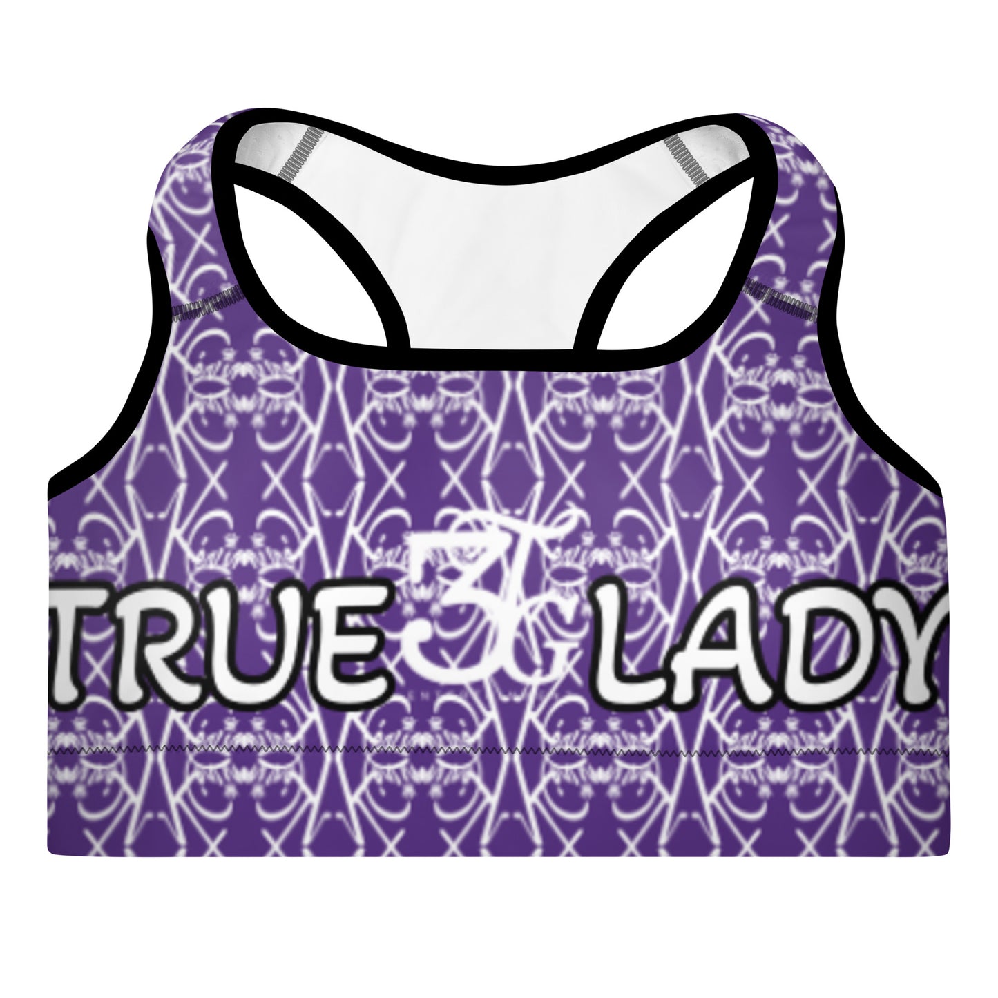 3TG True Lady (Purple Passion Power Edition) Padded Sports Bra