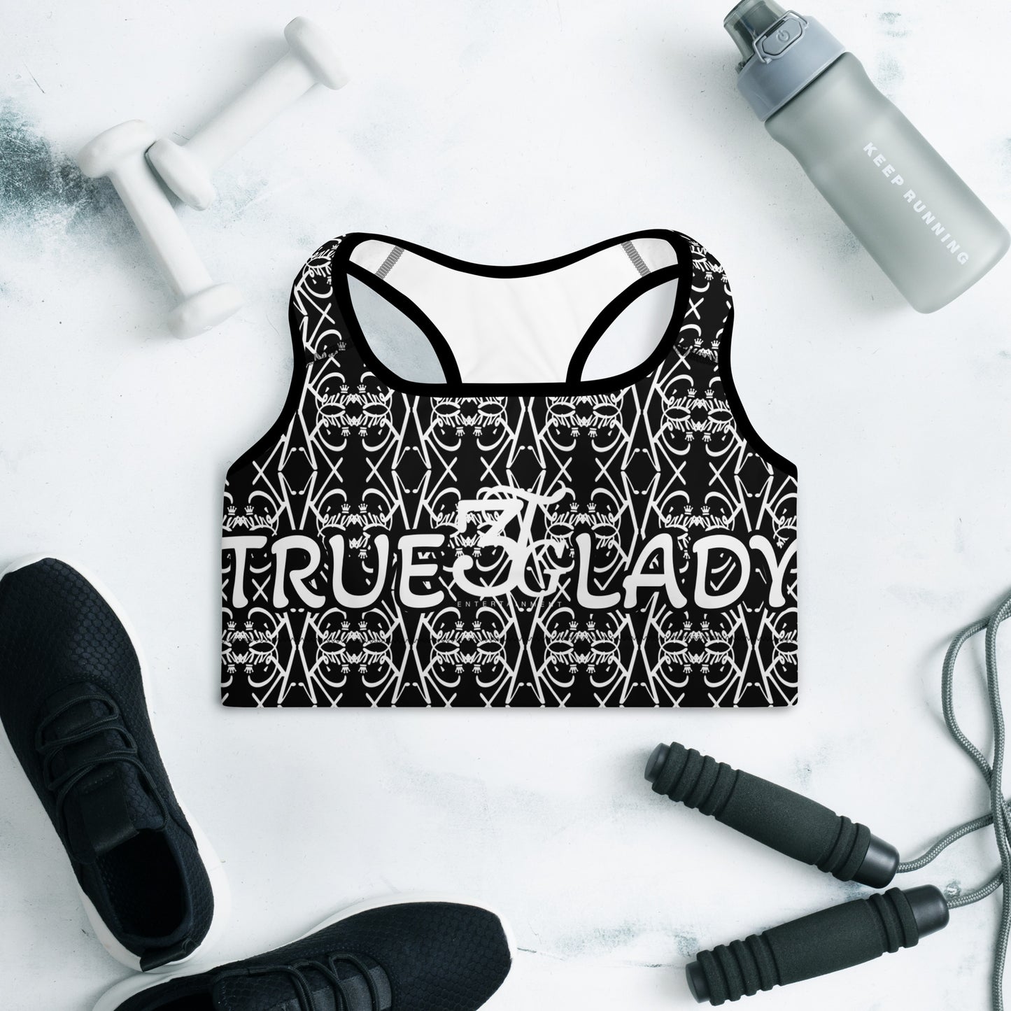 3TG True Lady (Blackberry Cream Beauty Edition) Padded Sports Bra