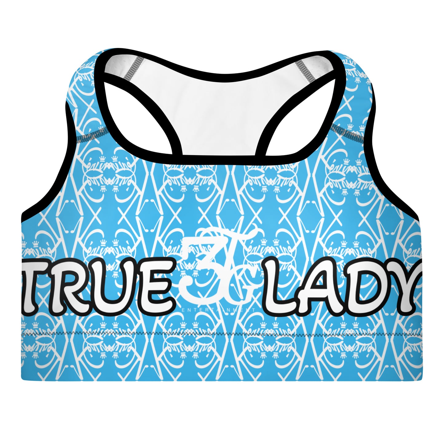 3TG True Lady (Baby Blue Beauty Edition) Padded Sports Bra