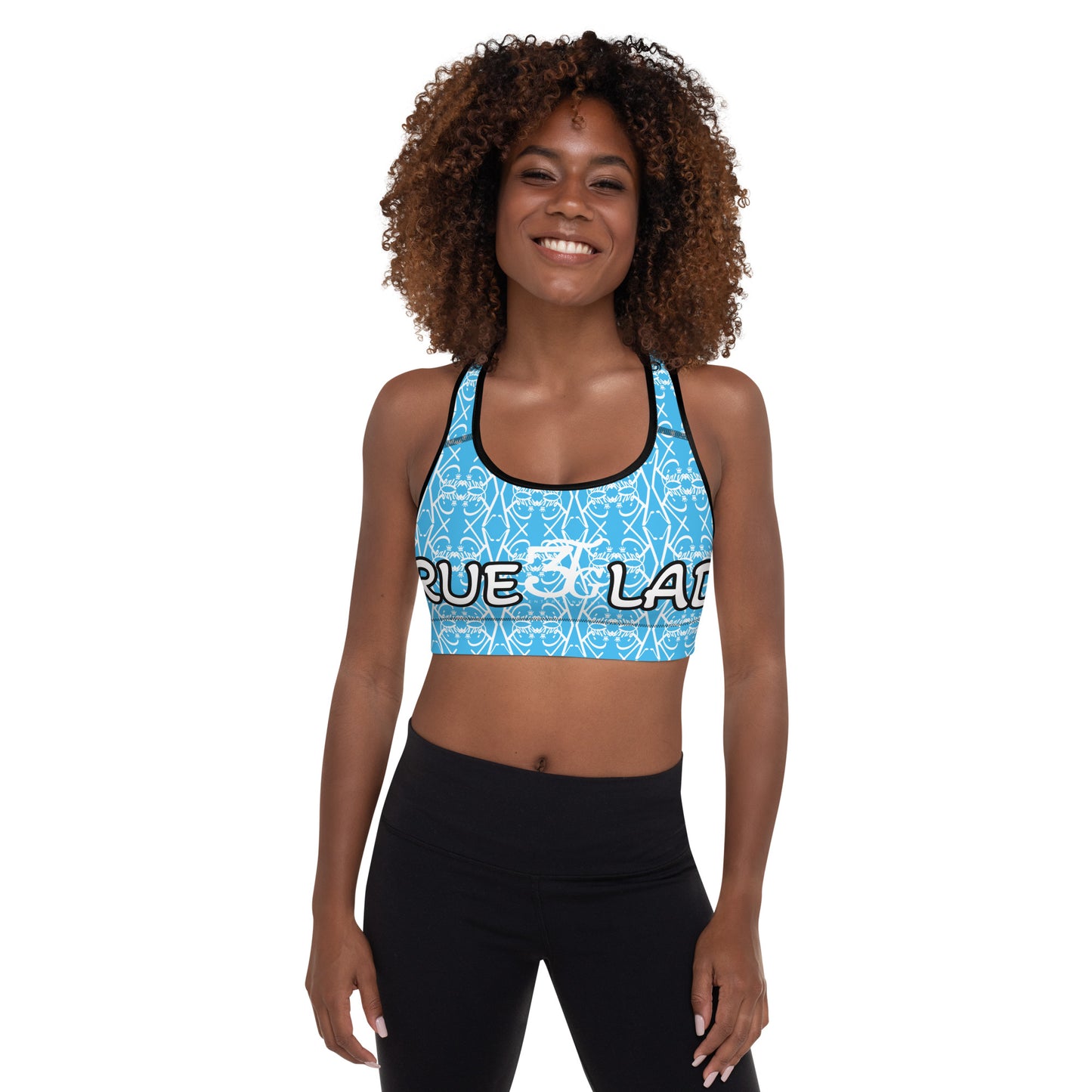 3TG True Lady (Baby Blue Beauty Edition) Padded Sports Bra