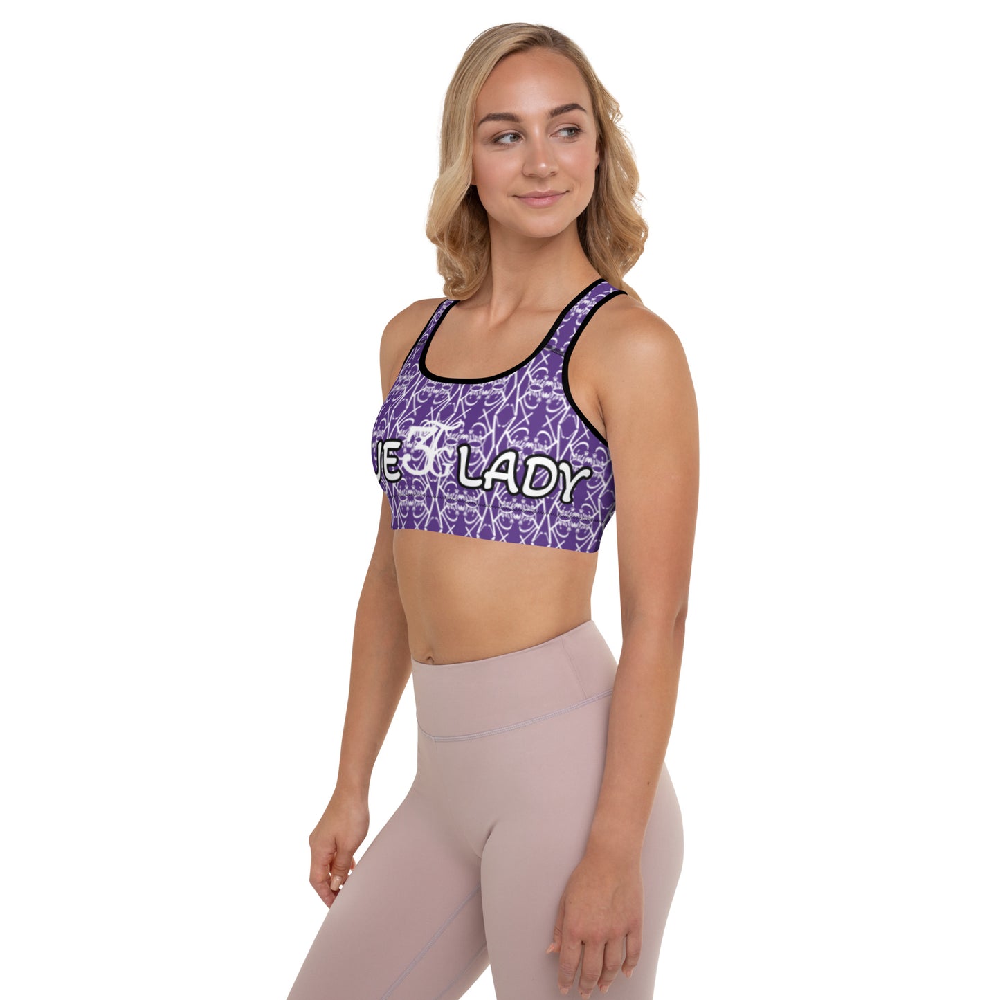 3TG True Lady (Purple Passion Power Edition) Padded Sports Bra