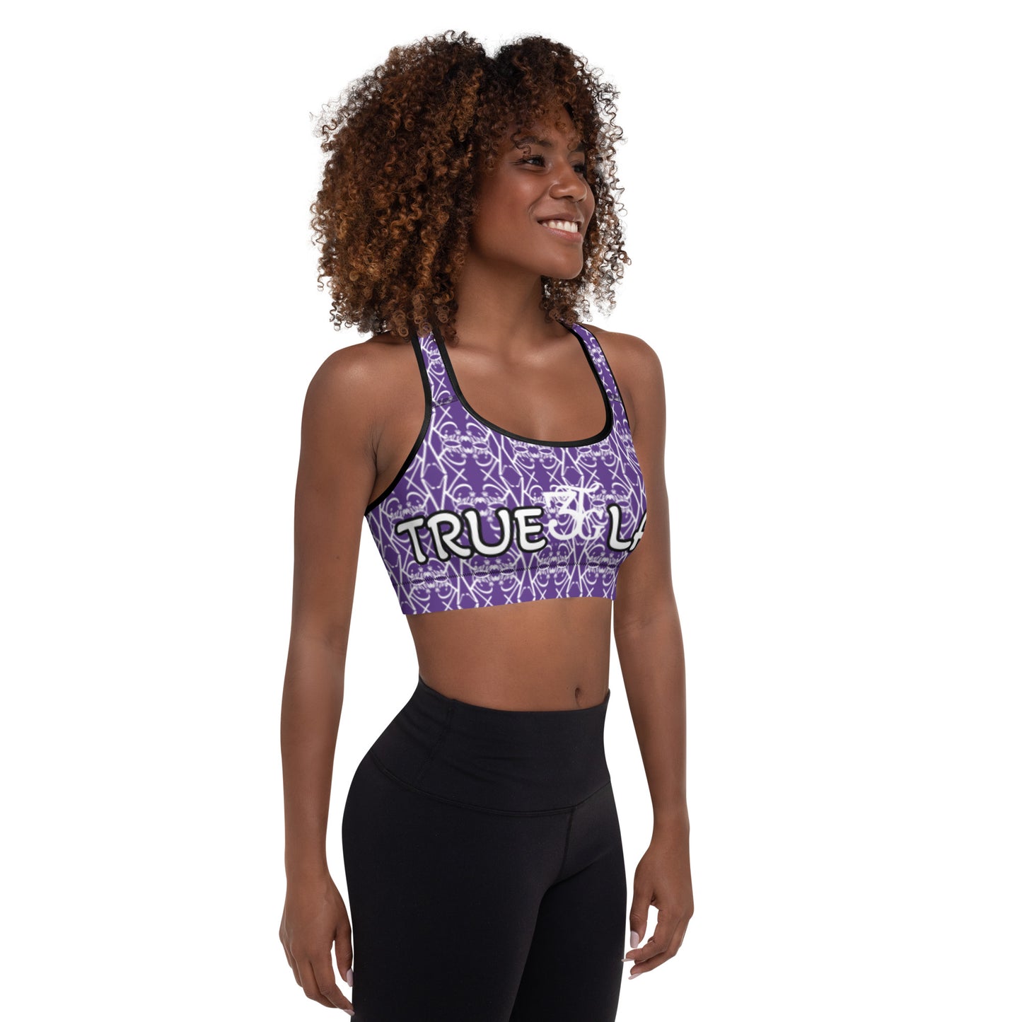 3TG True Lady (Purple Passion Power Edition) Padded Sports Bra