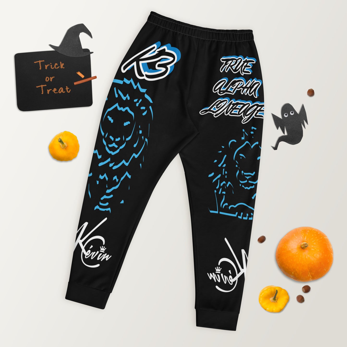 3TG True Alpha (Dark King Lineage Lion Print) Joggers