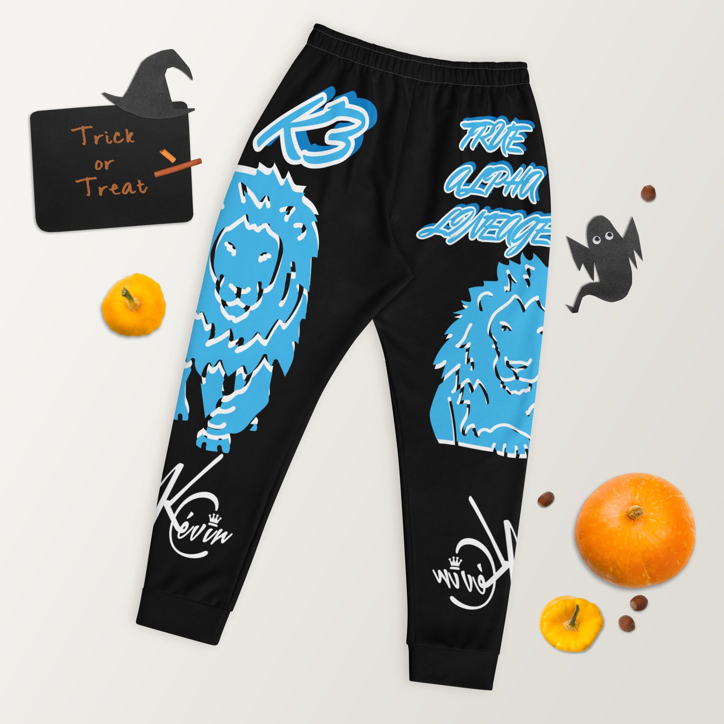 3TG True Alpha (Dark Power King Lineage Lion Print) Joggers