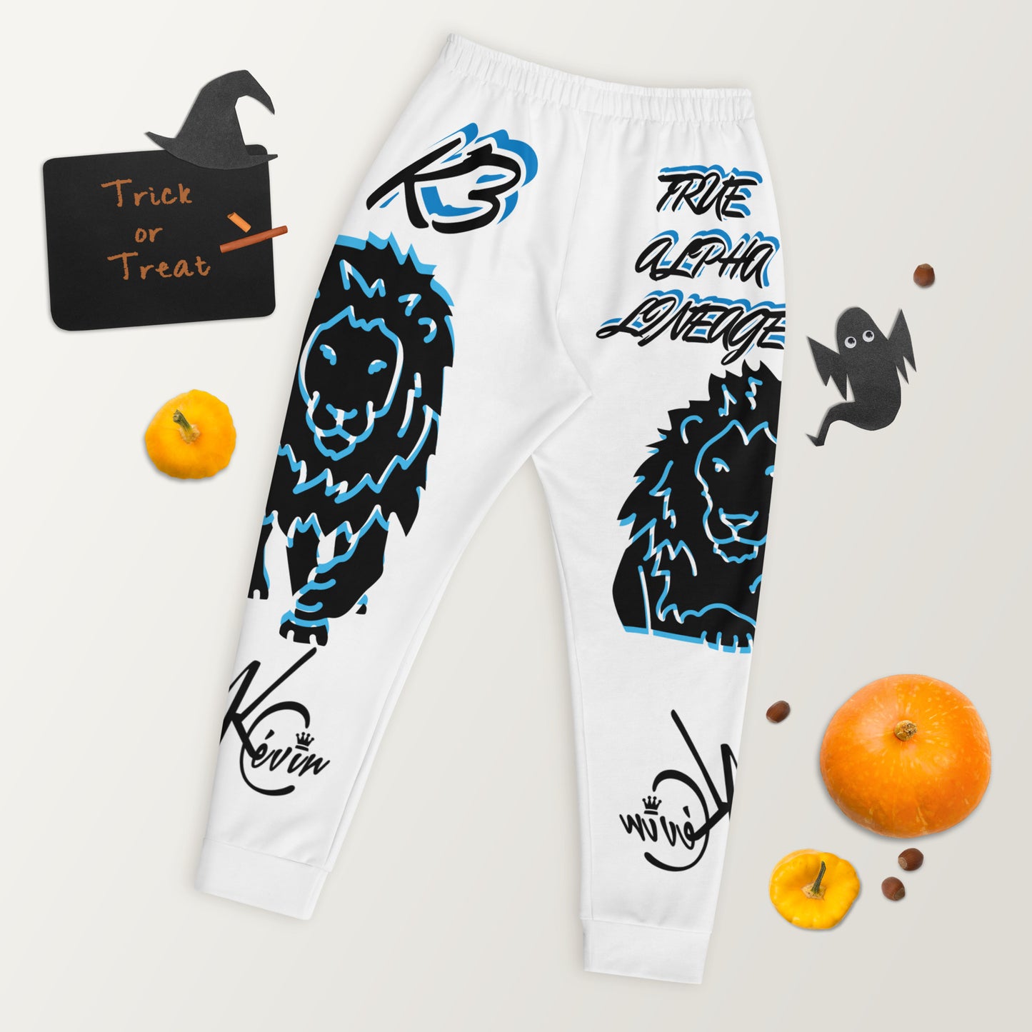 3TG True Alpha (Sky Realm Dark King Lineage Lion Print) Joggers