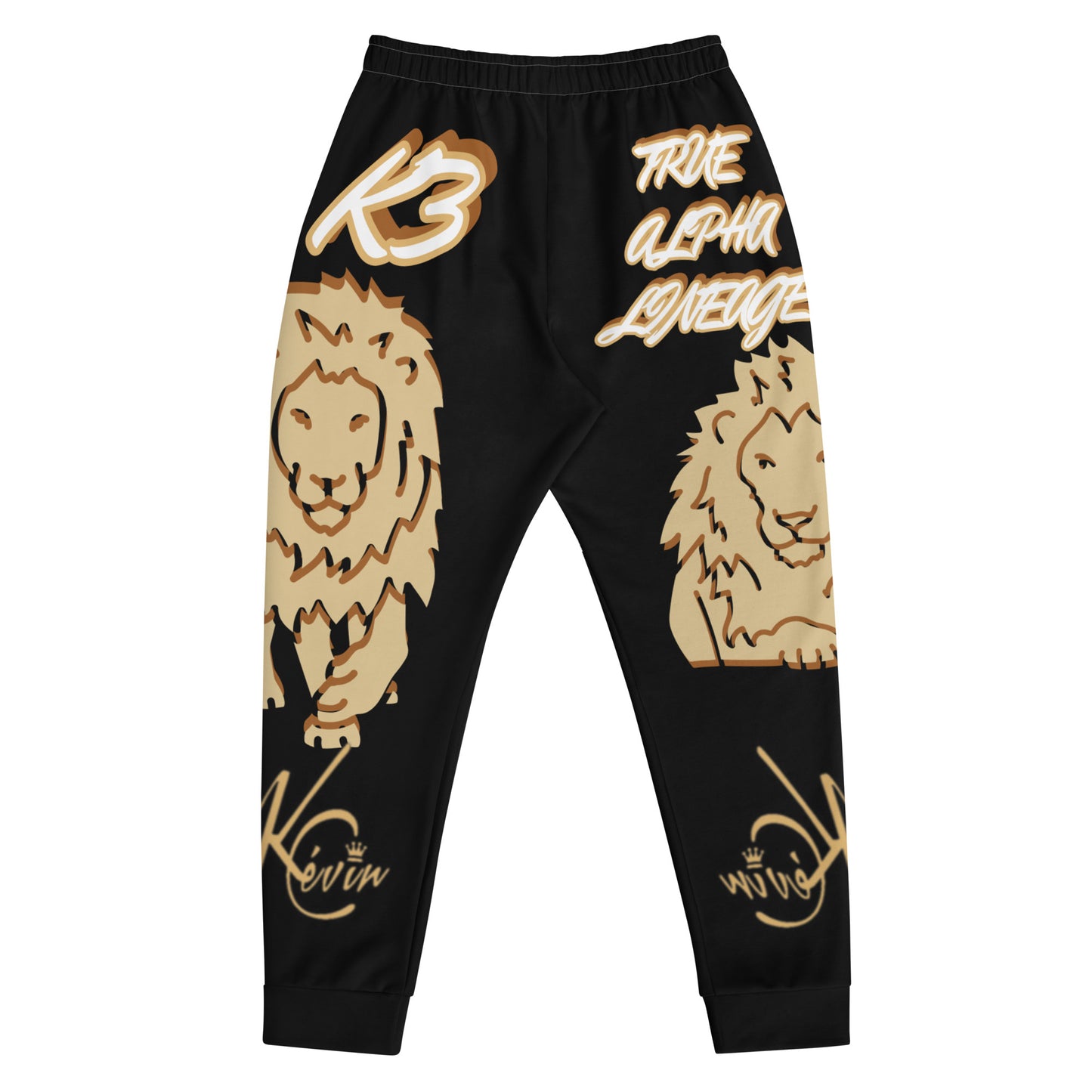 3TG True Alpha (Golden Onyx Color way - King Lineage Lion Print) Joggers