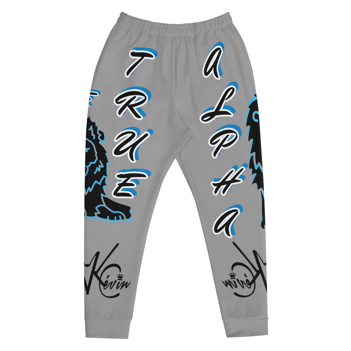 3TG True Alpha (Sky Realm Grey Cloud Dark King Lineage Lion Print) Joggers