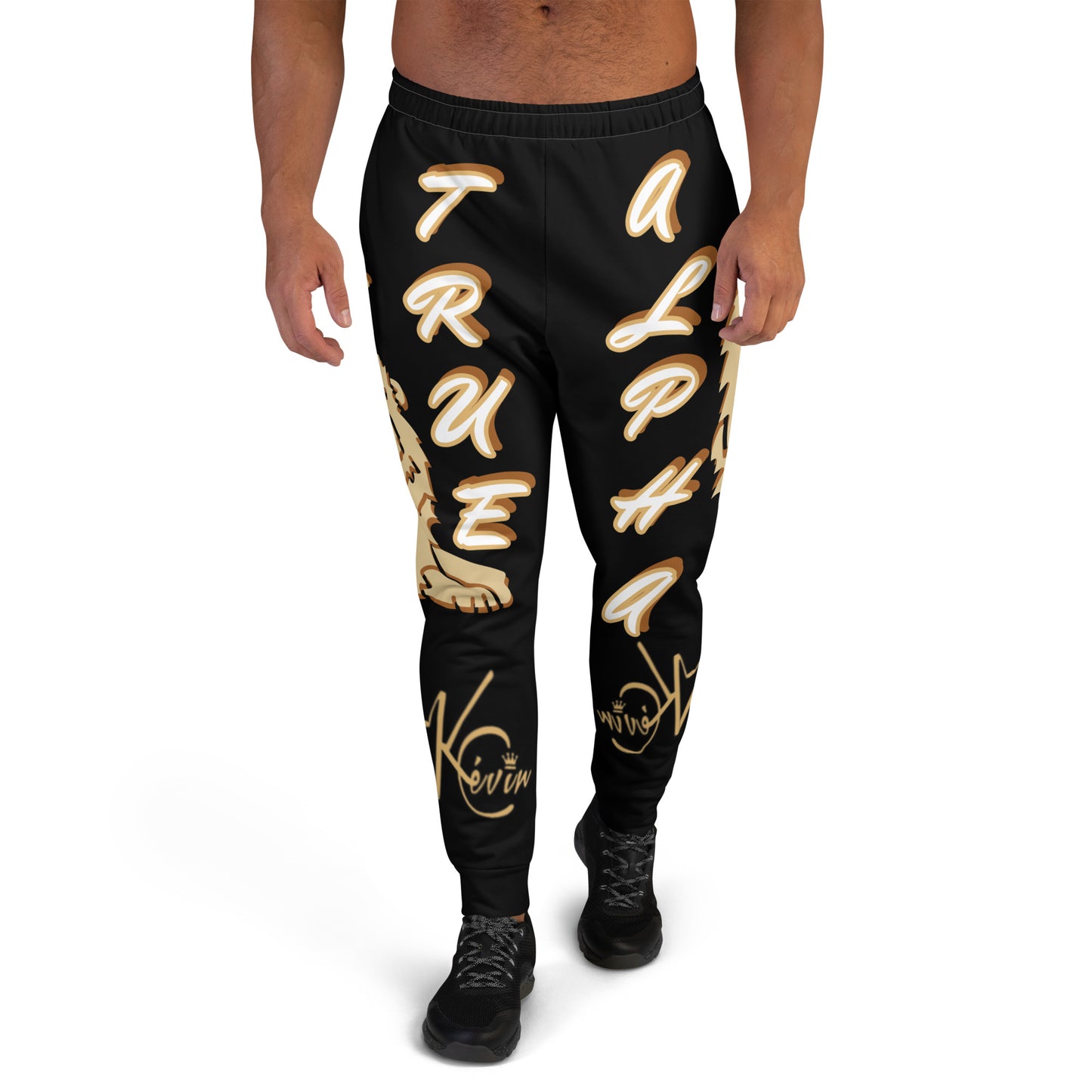 3TG True Alpha (Golden Onyx Color way - King Lineage Lion Print) Joggers