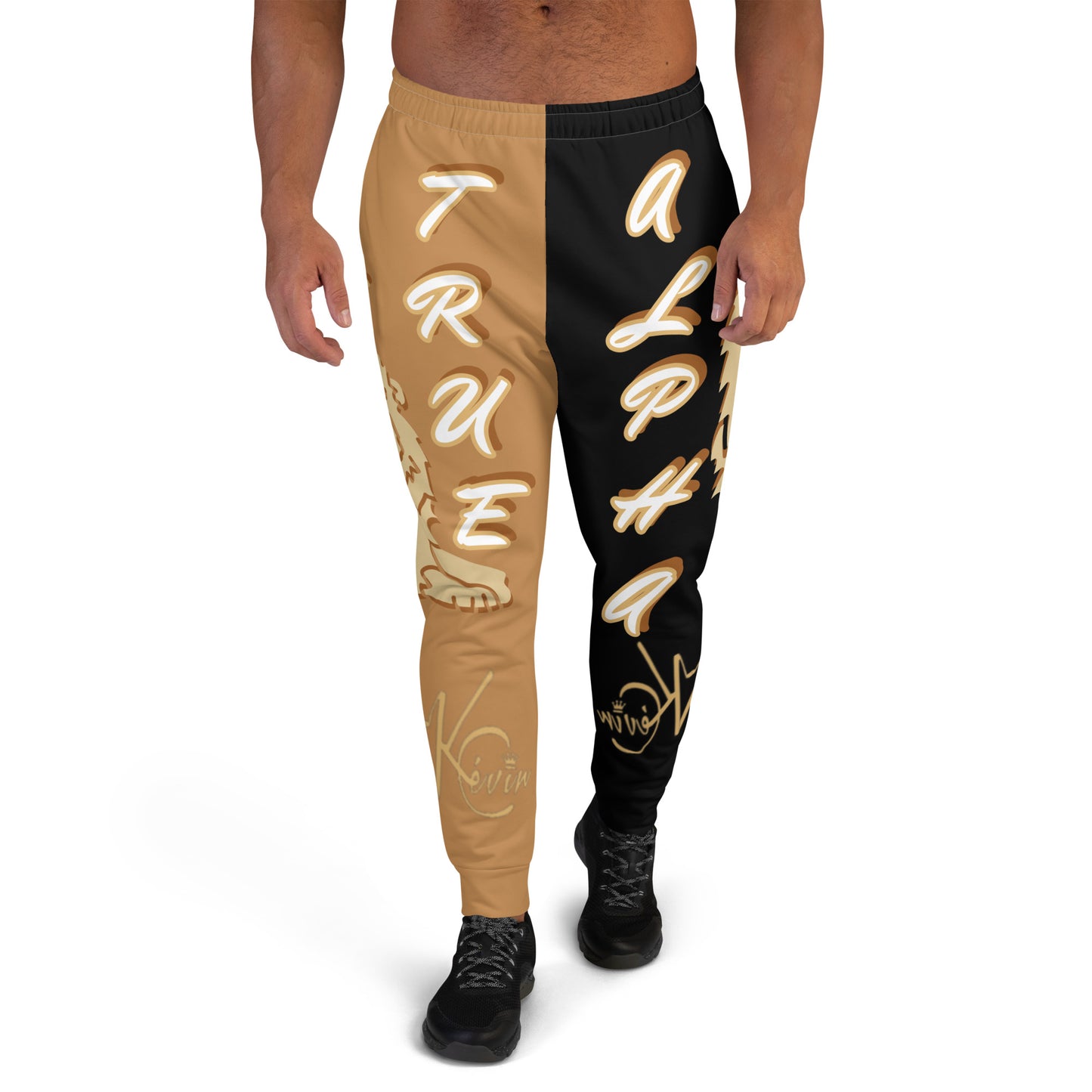 3TG True Alpha (Peanut Butter Onyx King Lineage Split Leg Lion Print) Joggers