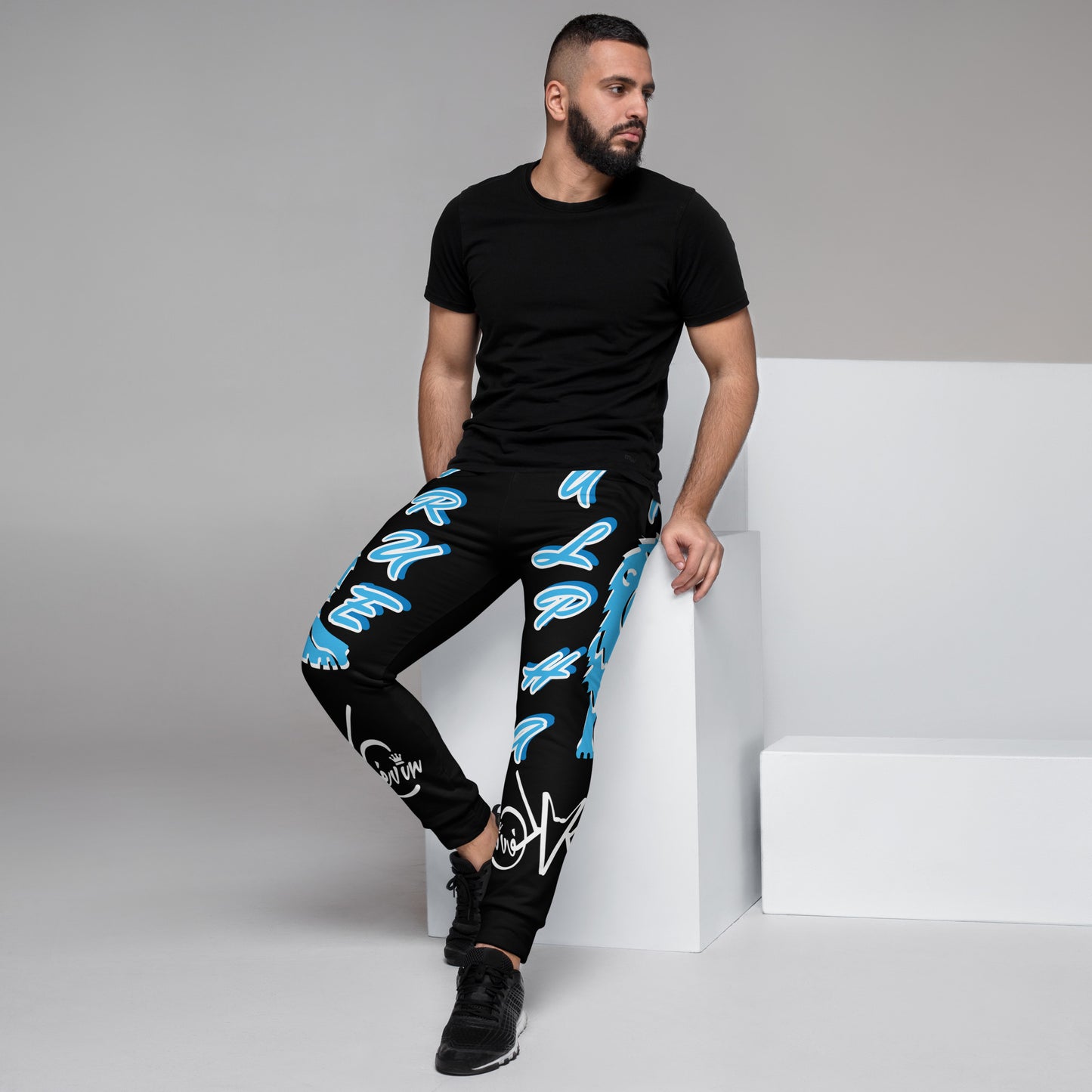 3TG True Alpha (Dark Power King Lineage Lion Print) Joggers