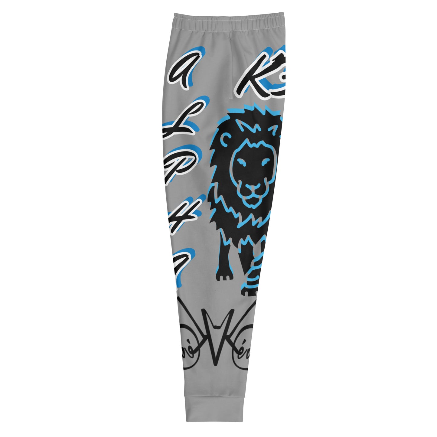 3TG True Alpha (Sky Realm Grey Cloud Dark King Lineage Lion Print) Joggers