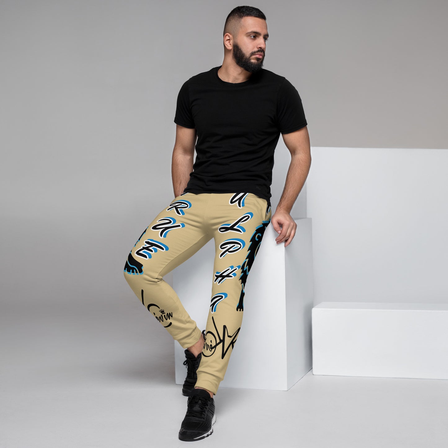 3TG True Alpha (Dark Desert Mystic King Lineage Lion Print) Joggers