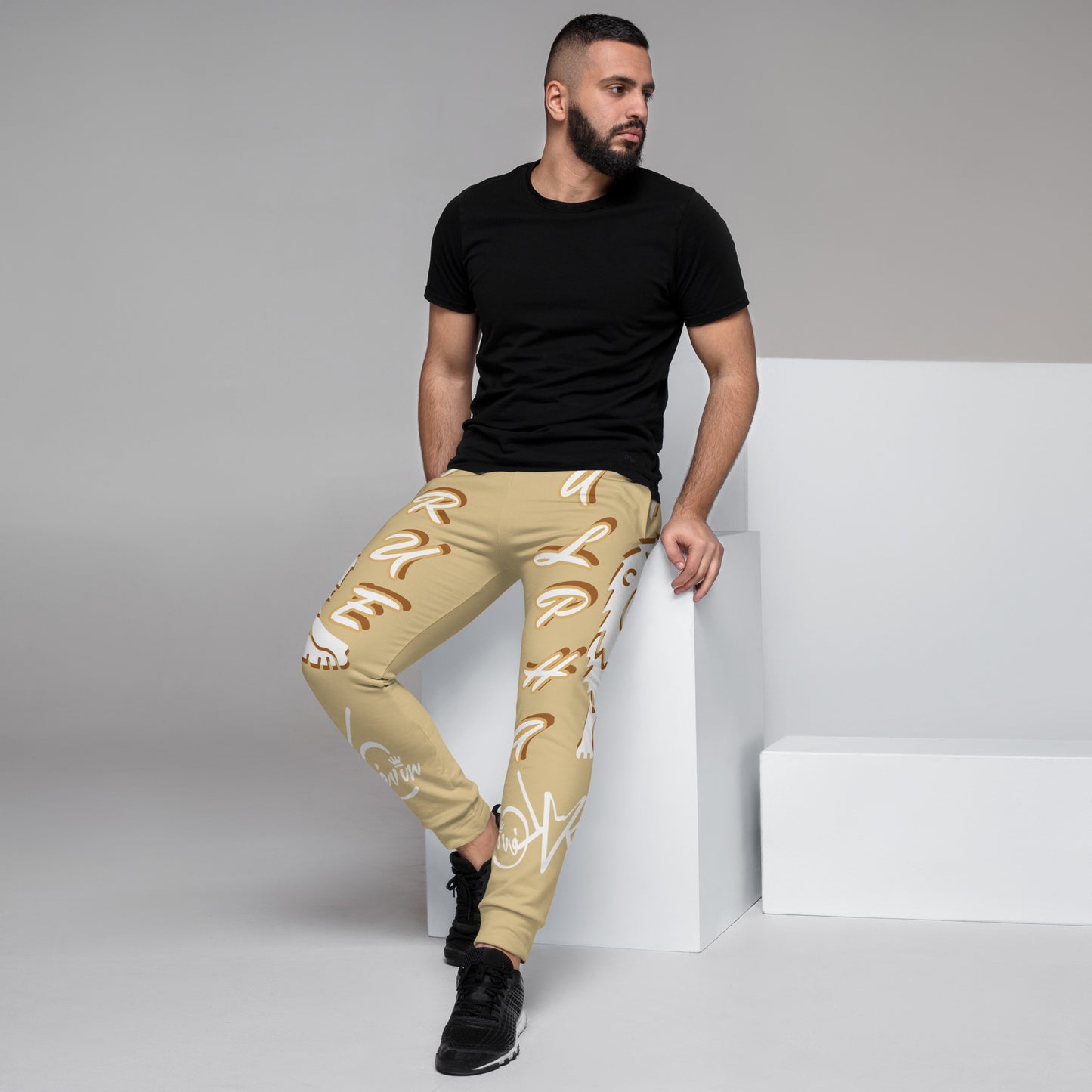 3TG True Alpha (Peanut Butter Cream King Lineage Lion Print) Joggers