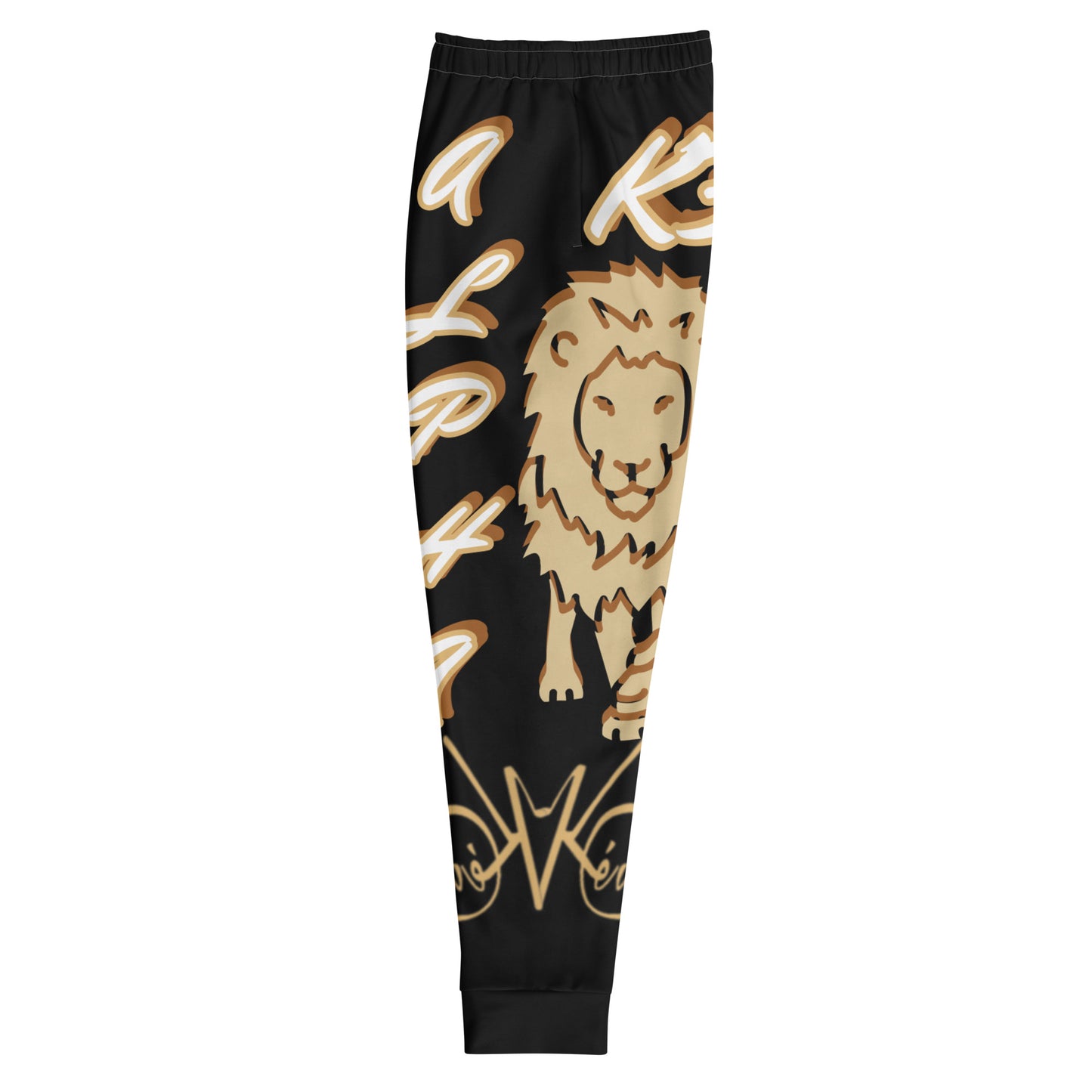 3TG True Alpha (Golden Onyx Color way - King Lineage Lion Print) Joggers