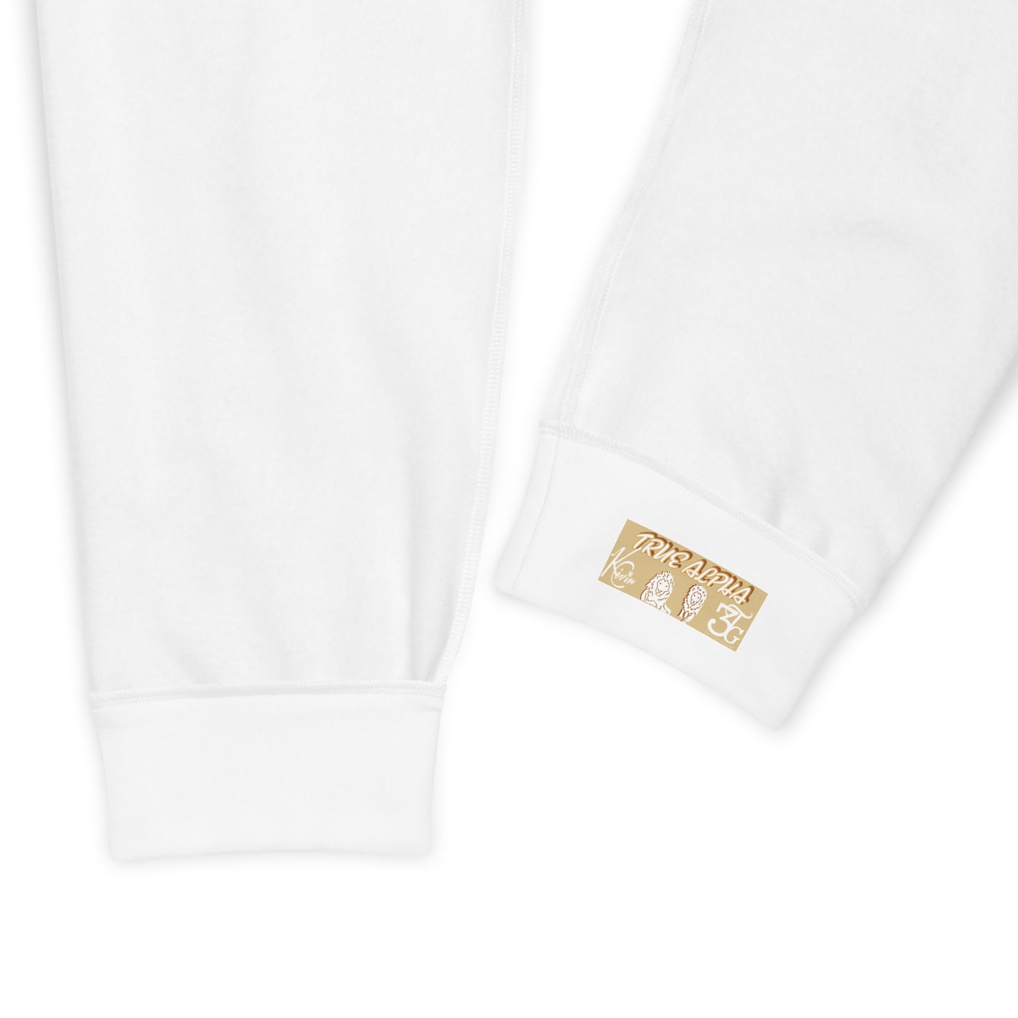 3TG True Alpha (White Gold King Lineage Lion Print) Joggers