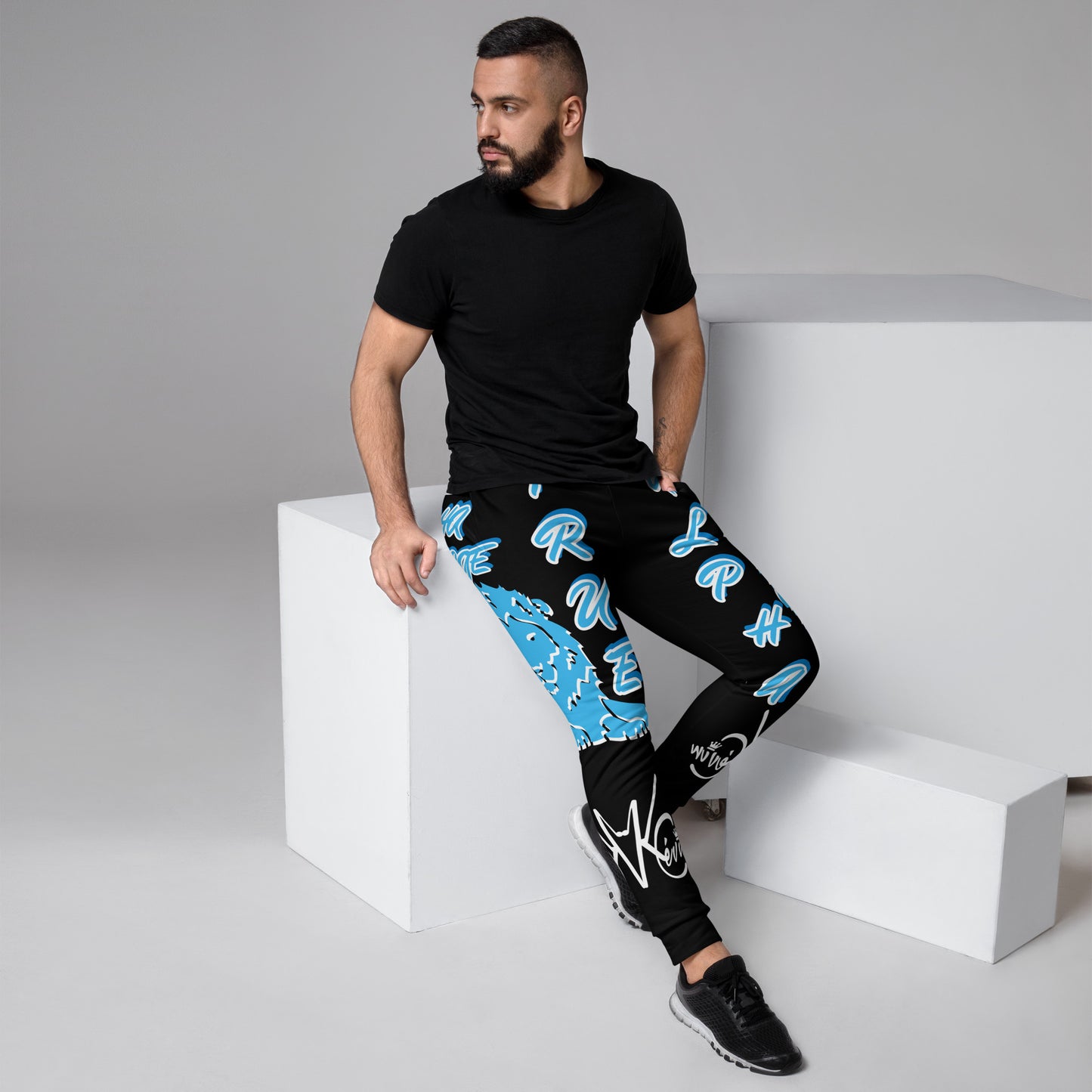 3TG True Alpha (Dark Power King Lineage Lion Print) Joggers