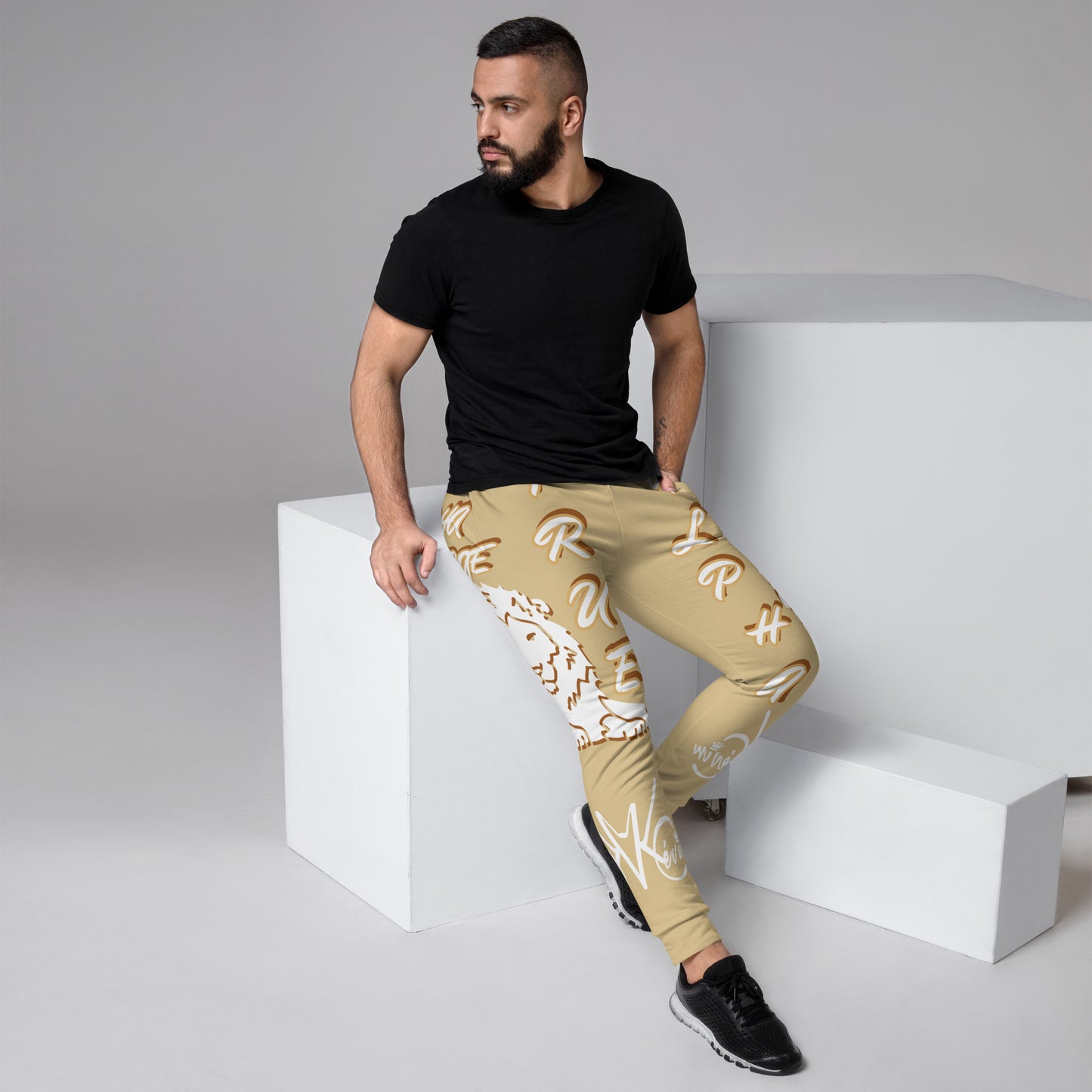 3TG True Alpha (Peanut Butter Cream King Lineage Lion Print) Joggers