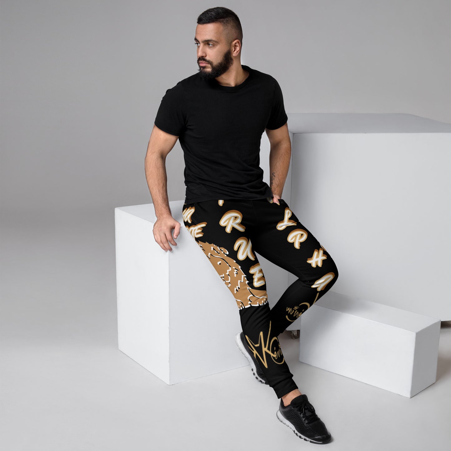 3TG True Alpha (Rare Peanut Butter Onyx - King Lineage Lion Print) Joggers