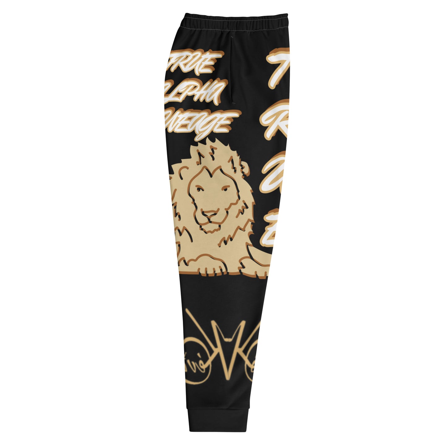 3TG True Alpha (Golden Onyx Color way - King Lineage Lion Print) Joggers