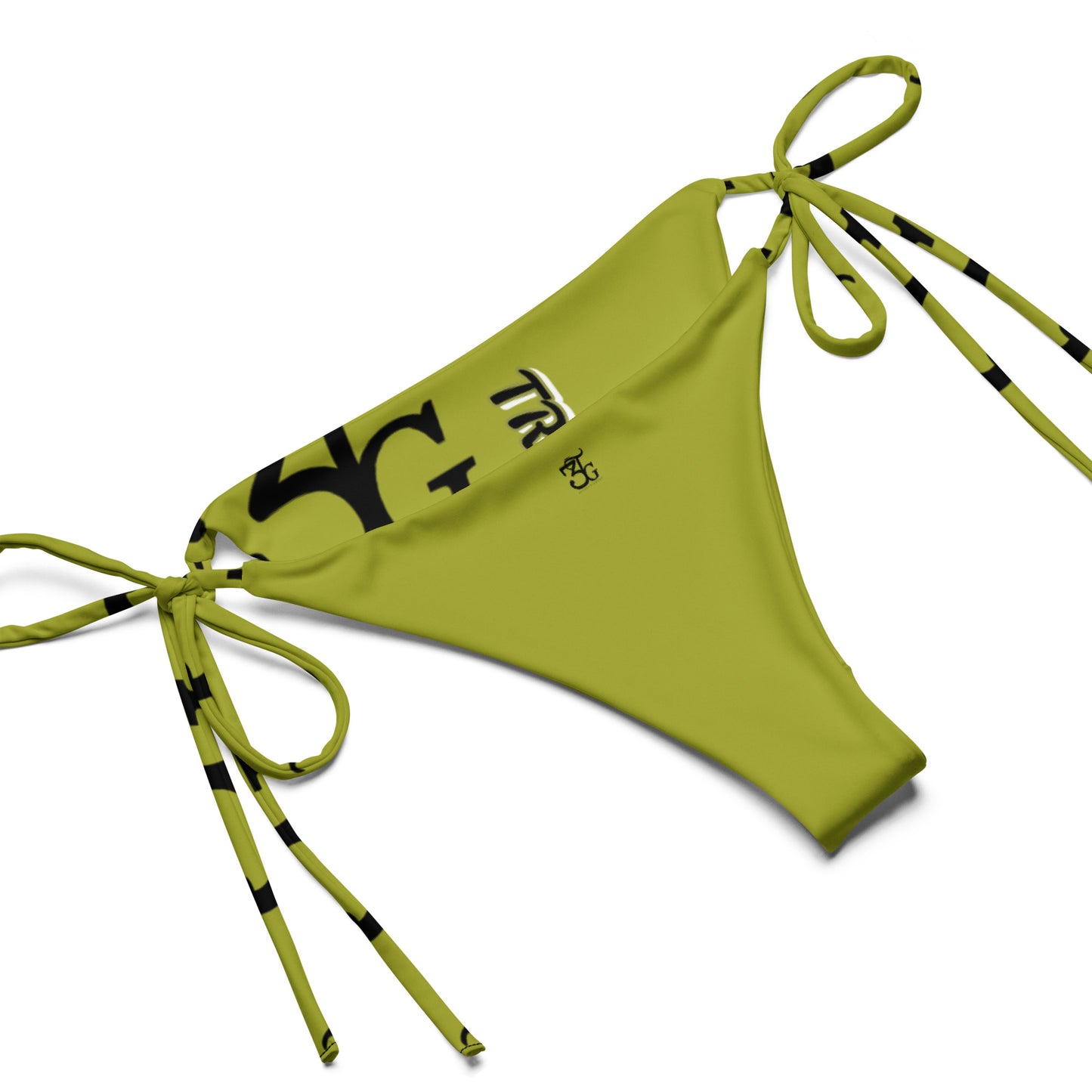 3TG True Pretty Girl (Green & Black) String Bikini