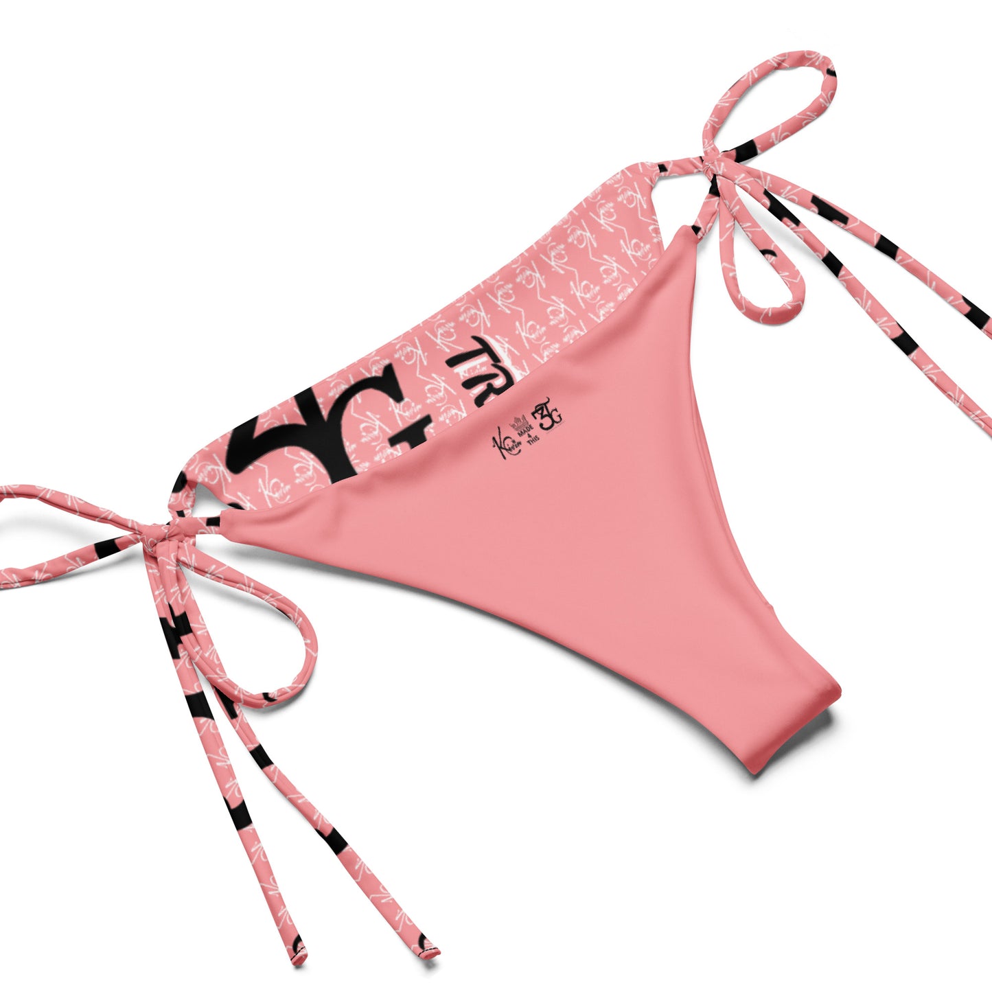 3TG True Pretty Girl (Pink & Black) String Bikini