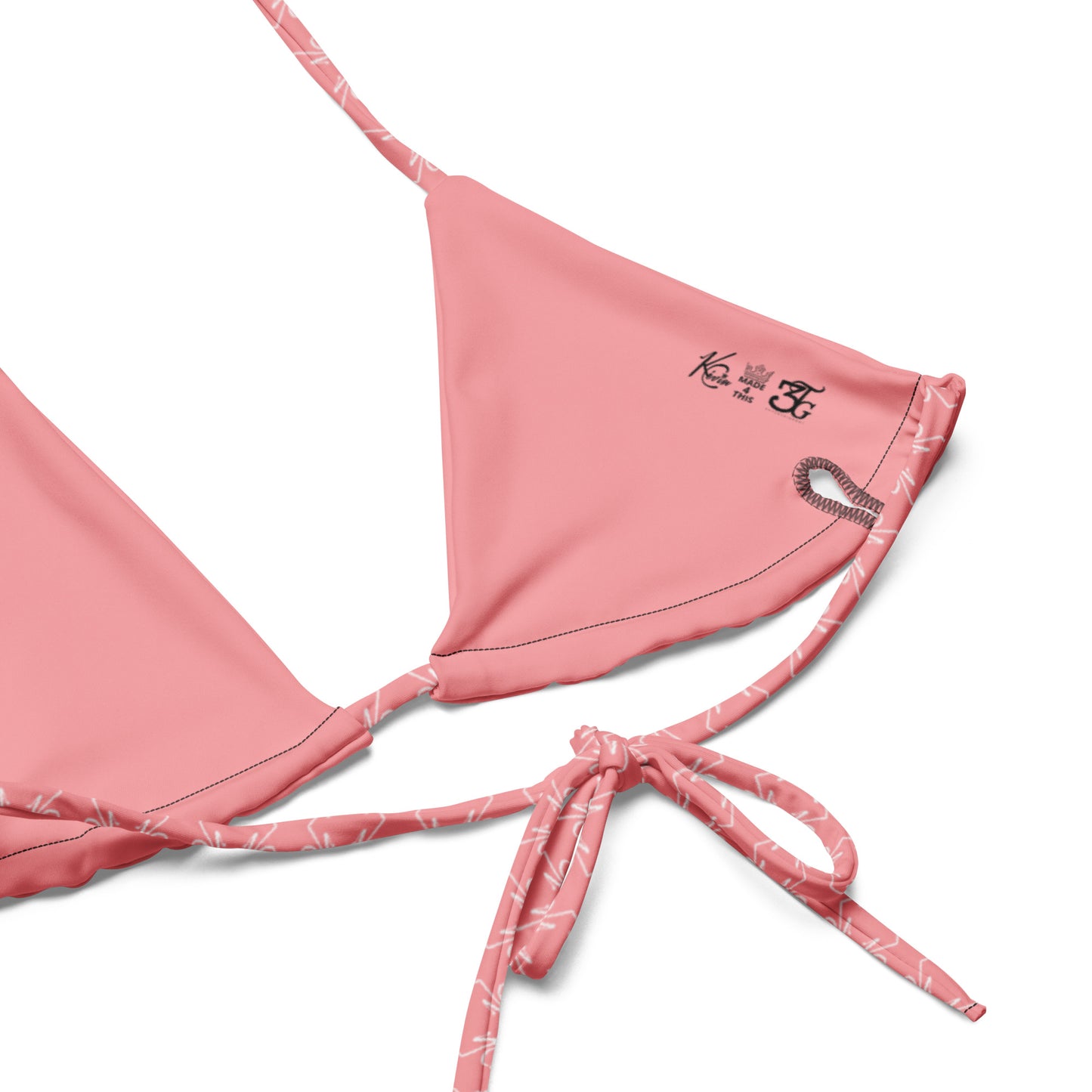 3TG True Pretty Girl (Pink & Black) String Bikini