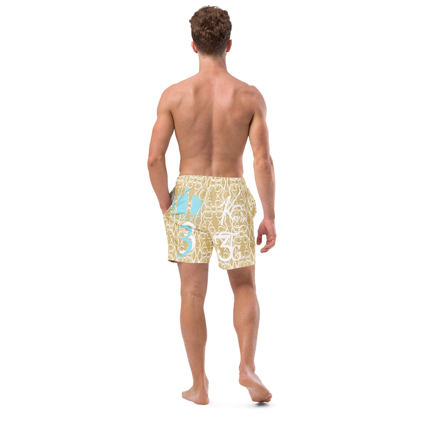 3TG King Built Men's swim trunks (Desert Water Edition)