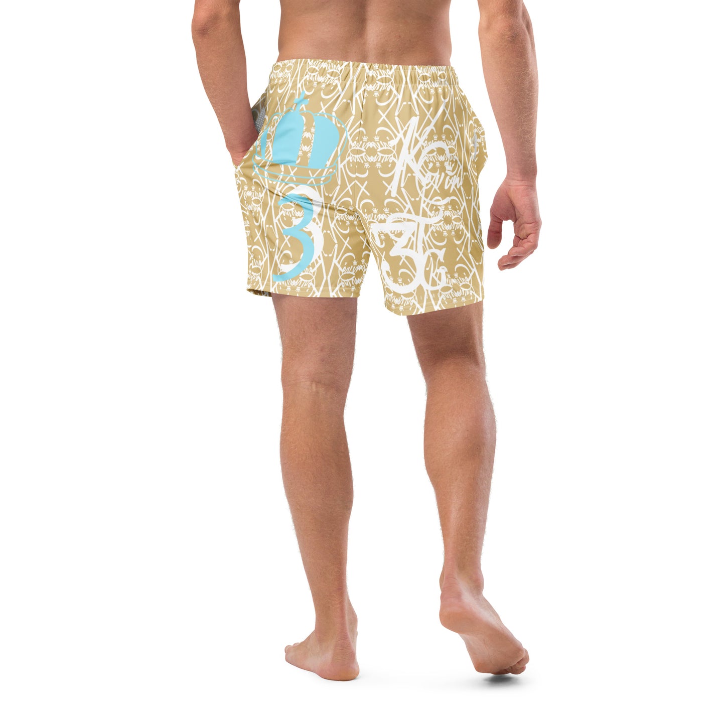 3TG King Built Men's swim trunks (Desert Water Edition)