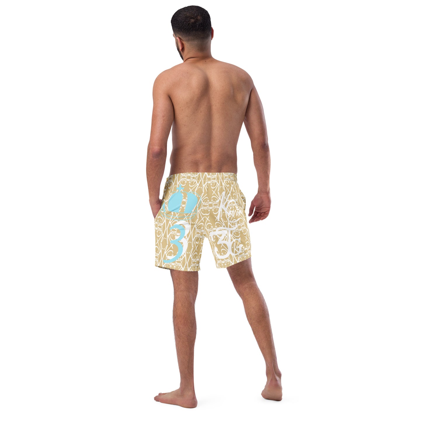 3TG King Built Men's swim trunks (Desert Water Edition)