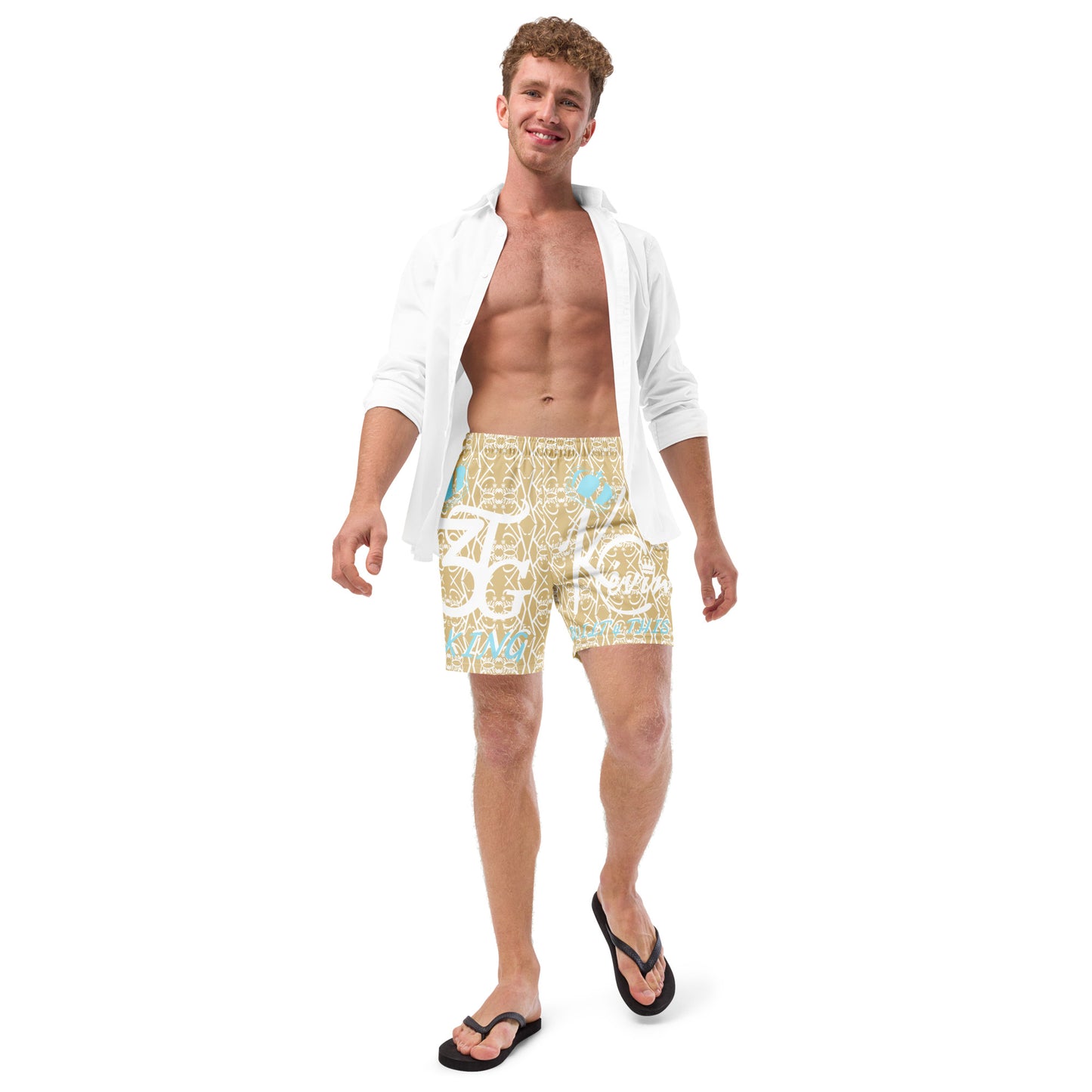 3TG King Built Men's swim trunks (Desert Water Edition)