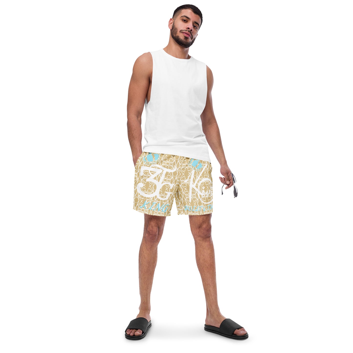 3TG King Built Men's swim trunks (Desert Water Edition)