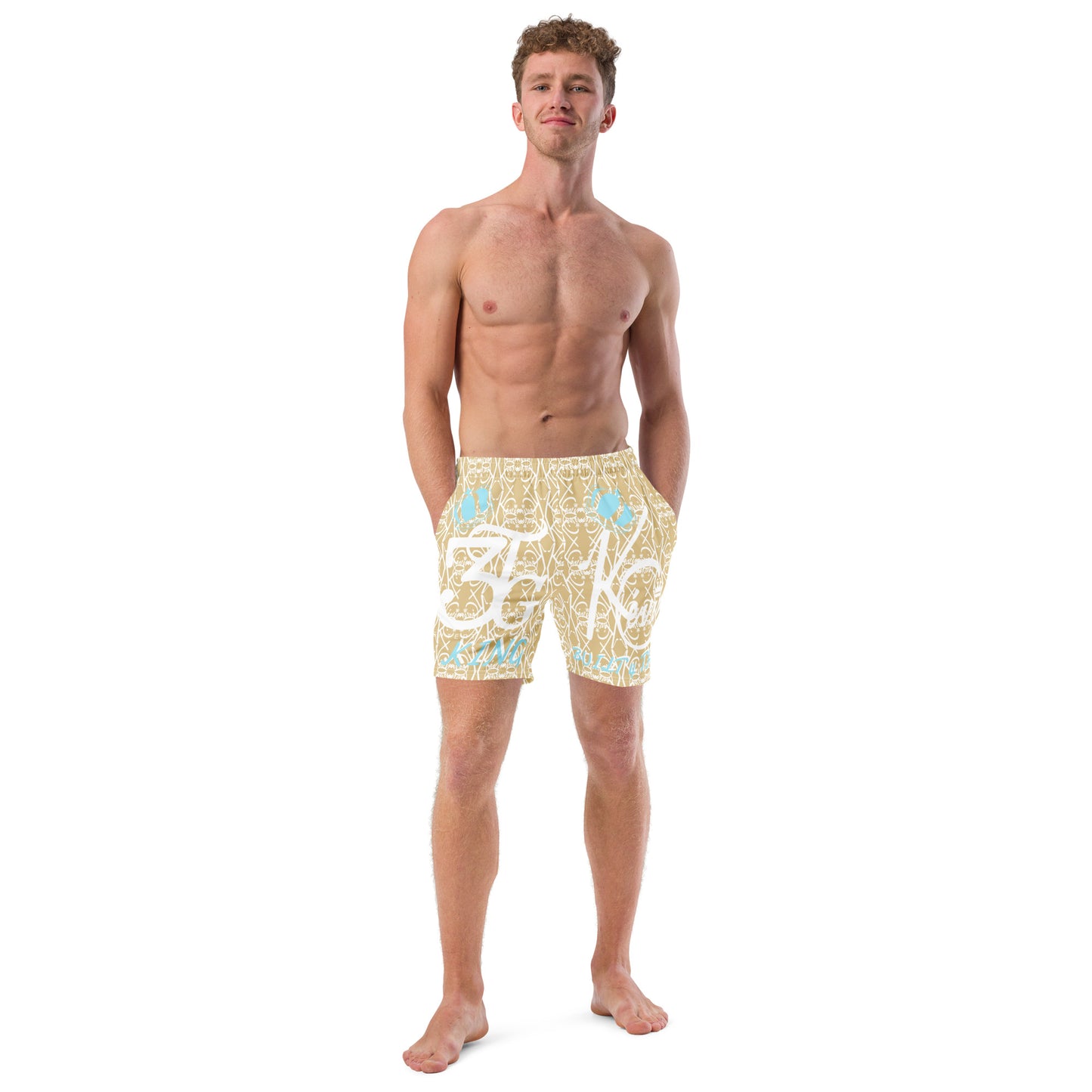 3TG King Built Men's swim trunks (Desert Water Edition)