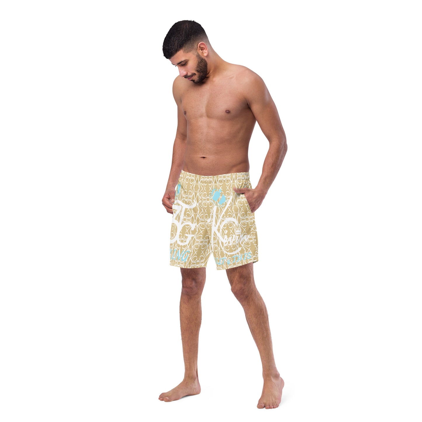 3TG King Built Men's swim trunks (Desert Water Edition)