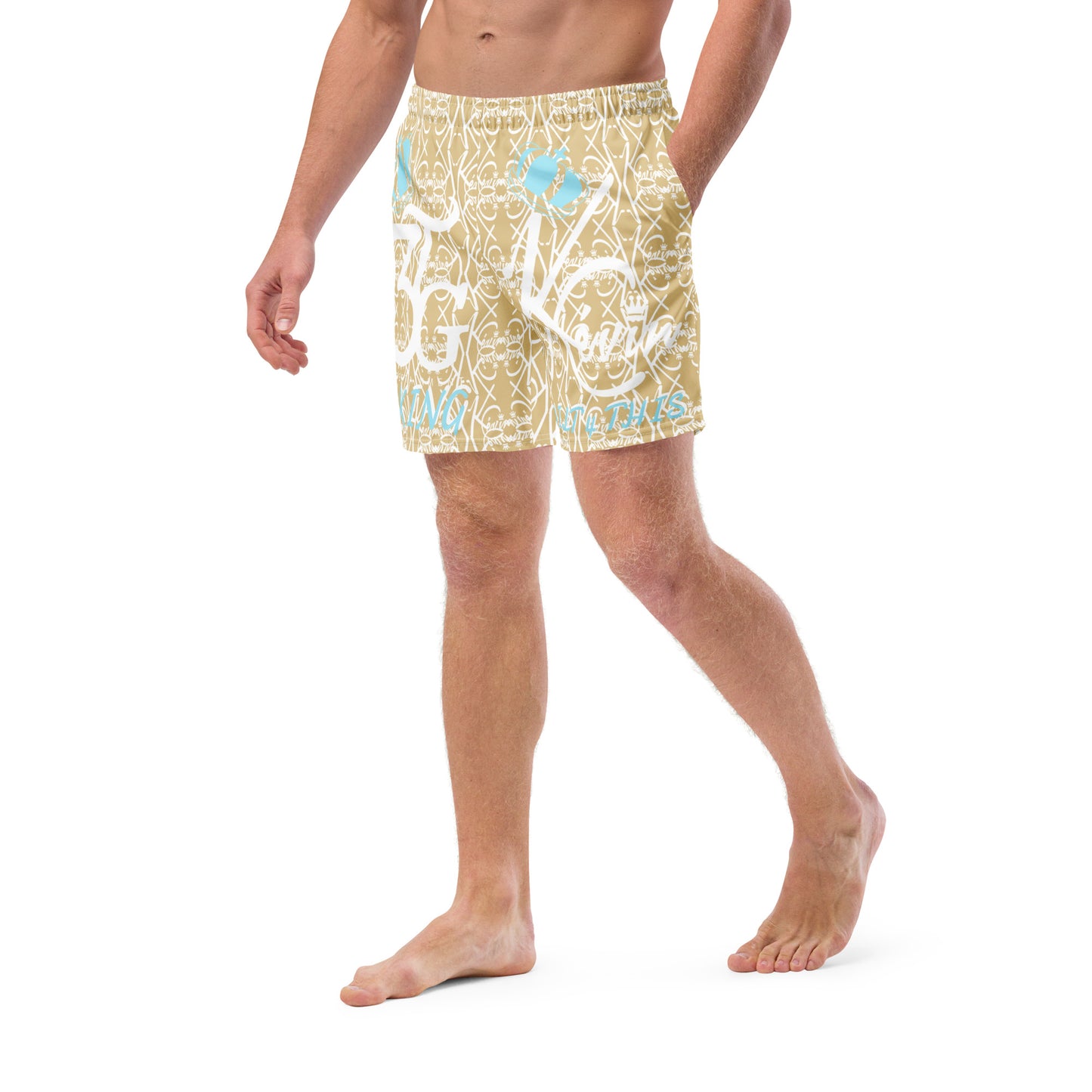 3TG King Built Men's swim trunks (Desert Water Edition)