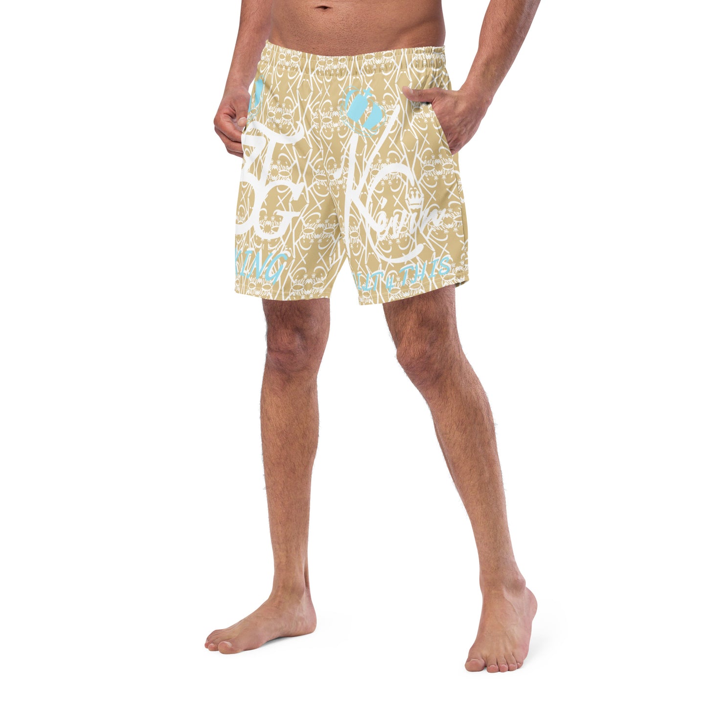 3TG King Built Men's swim trunks (Desert Water Edition)