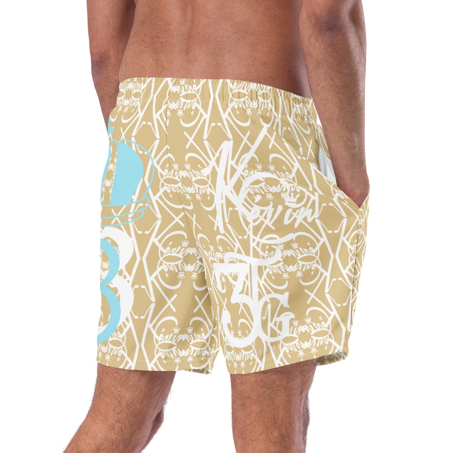 3TG King Built Men's swim trunks (Desert Water Edition)