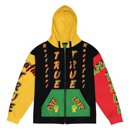 3TG True Rastafari Unisex zip-up hoodie