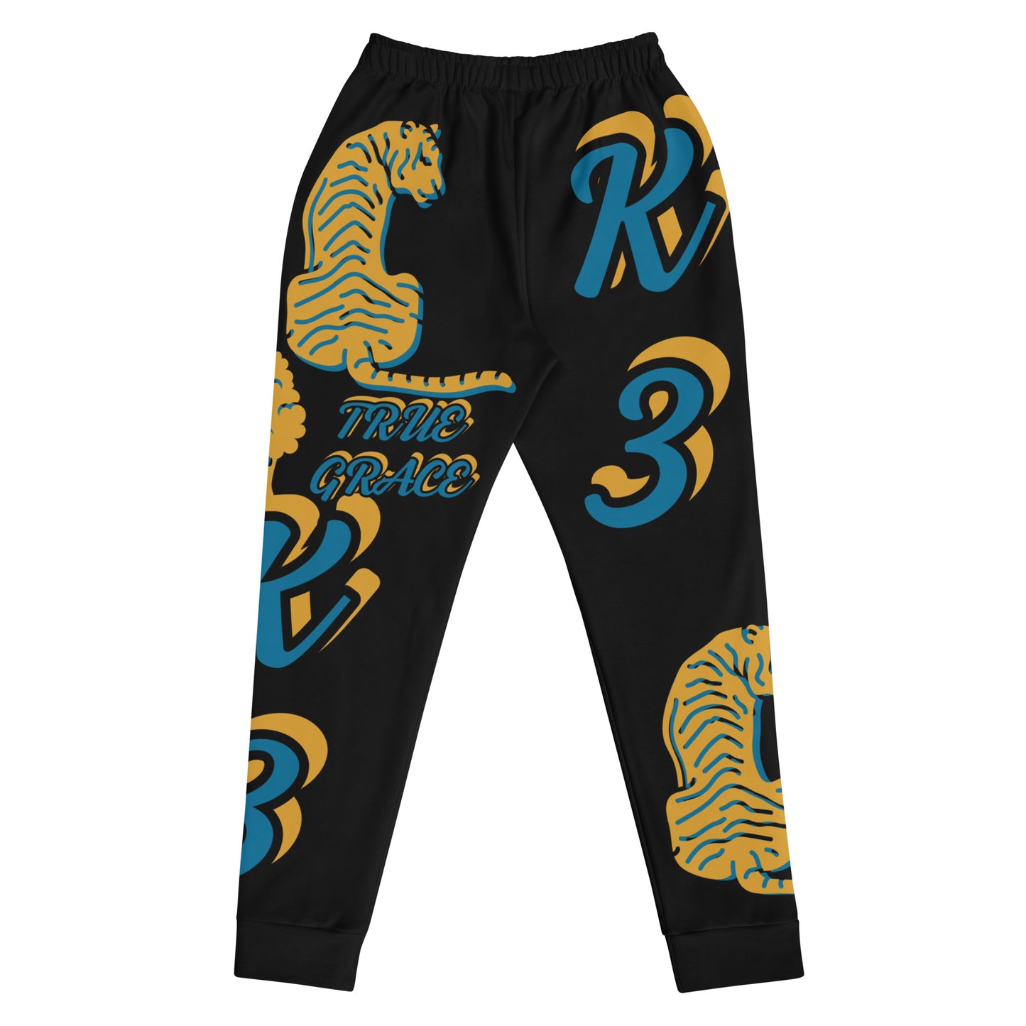 3TG True Grace (Jungle Halloween Blues Tiger Print) Joggers