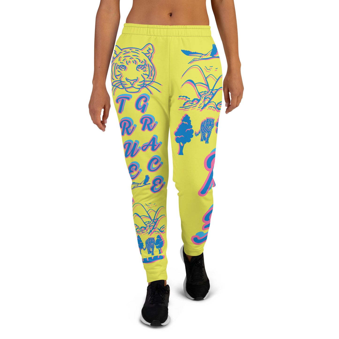 3TG True Grace (Banana Jungle Dream Haze Tiger Print) Joggers