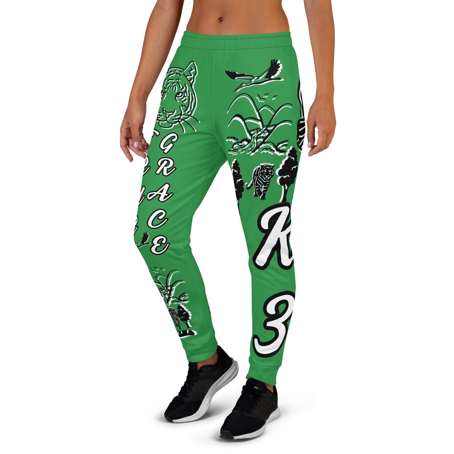 3TG True Grace (Jungle Tiger Print) Joggers